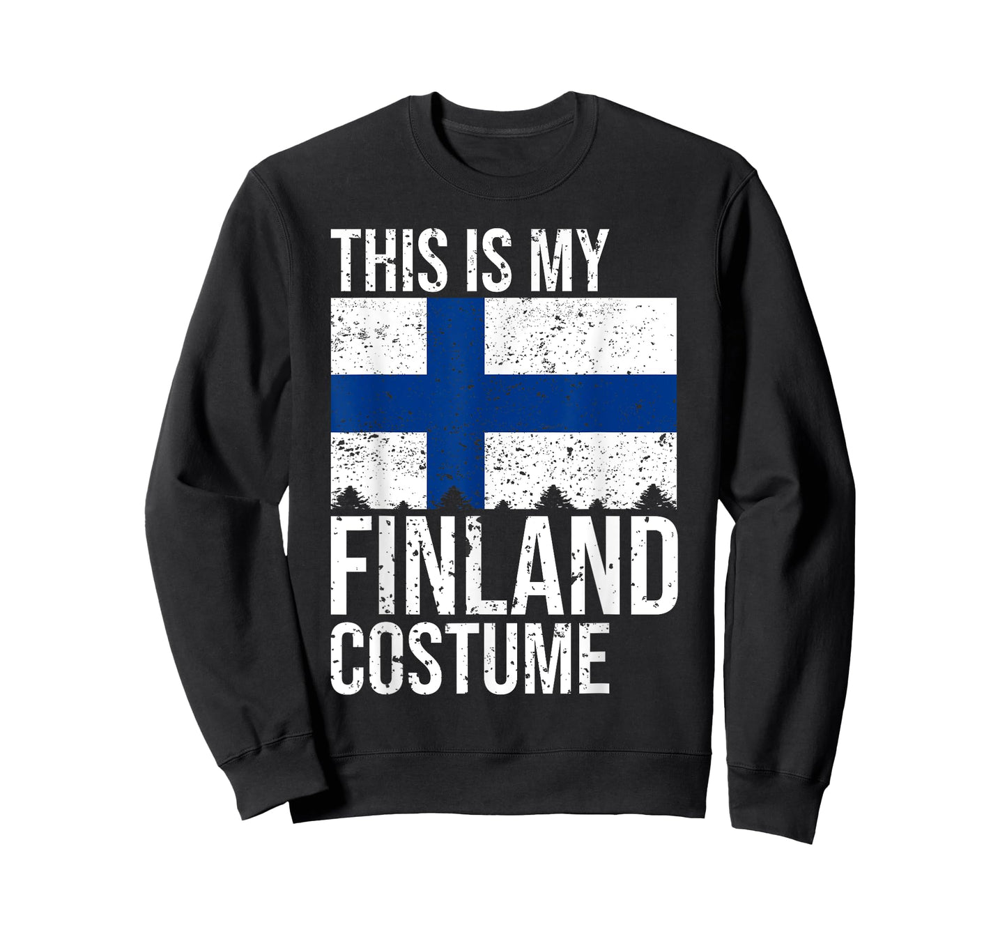 Vintage This is my Finland Flag Costume design For Halloween T-Shirt