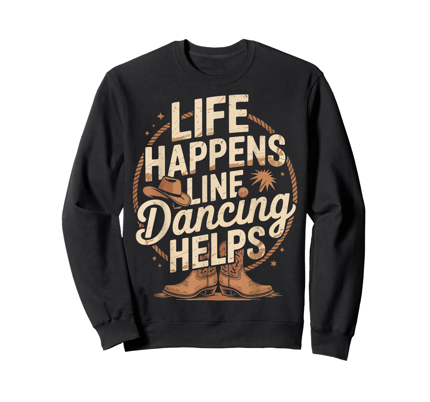 Life Happens Line Dancing Helps T-Shirt