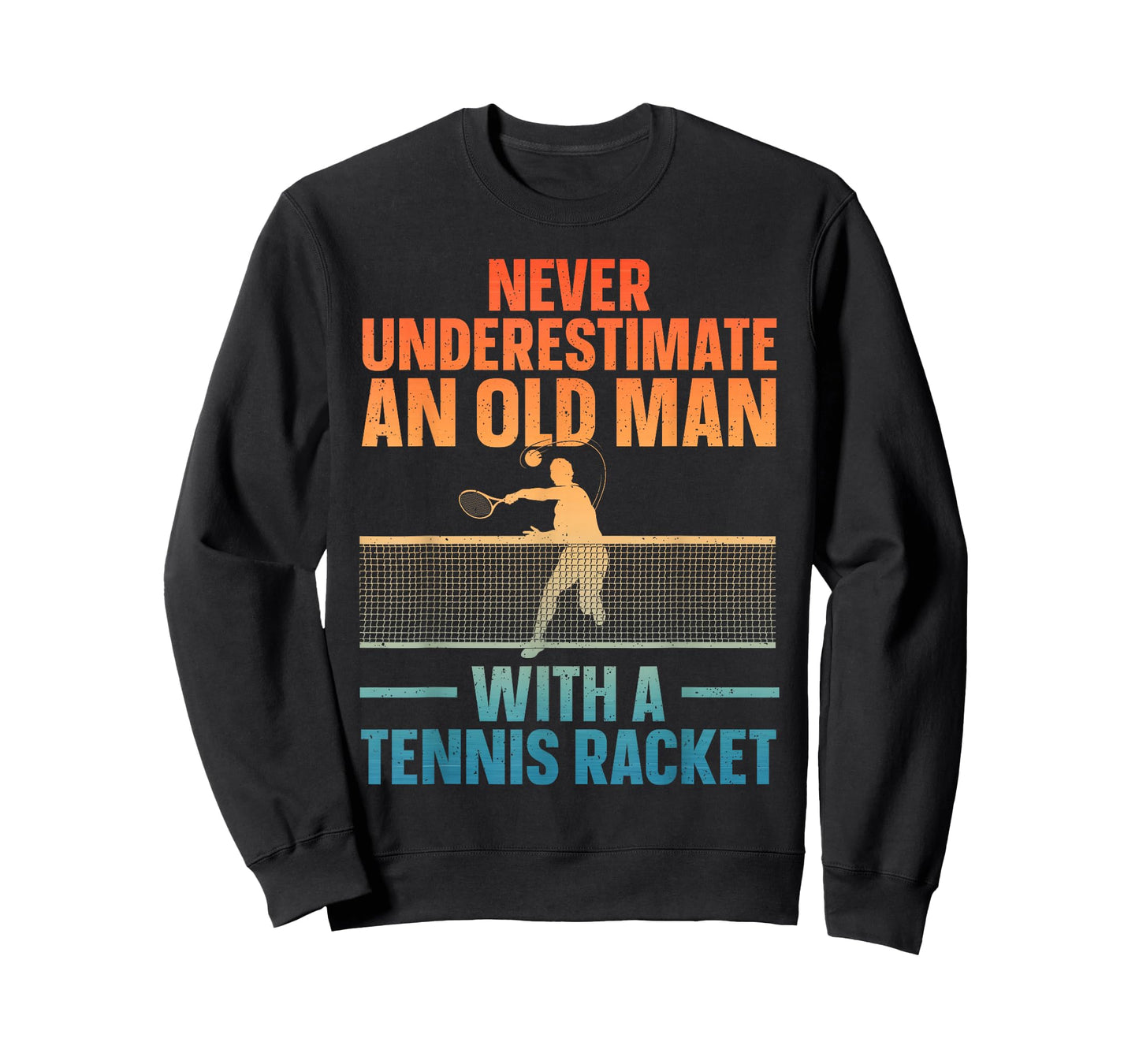 Best Tennis Art for Men Grandpa Tennis Lover Tennis Player T-Shirt