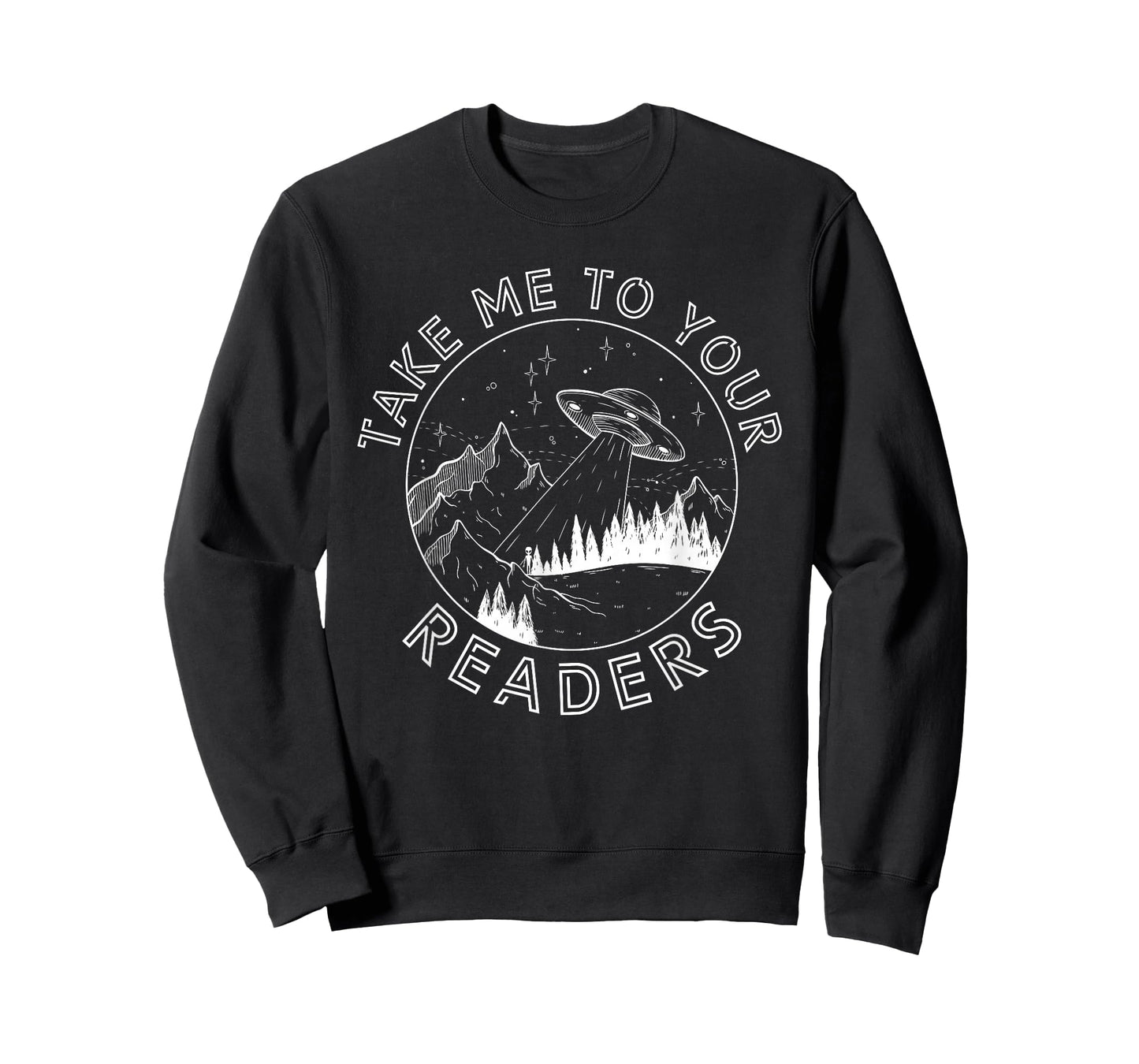 Take Reading English Teacher Library Alien Space T-Shirt T-Shirt