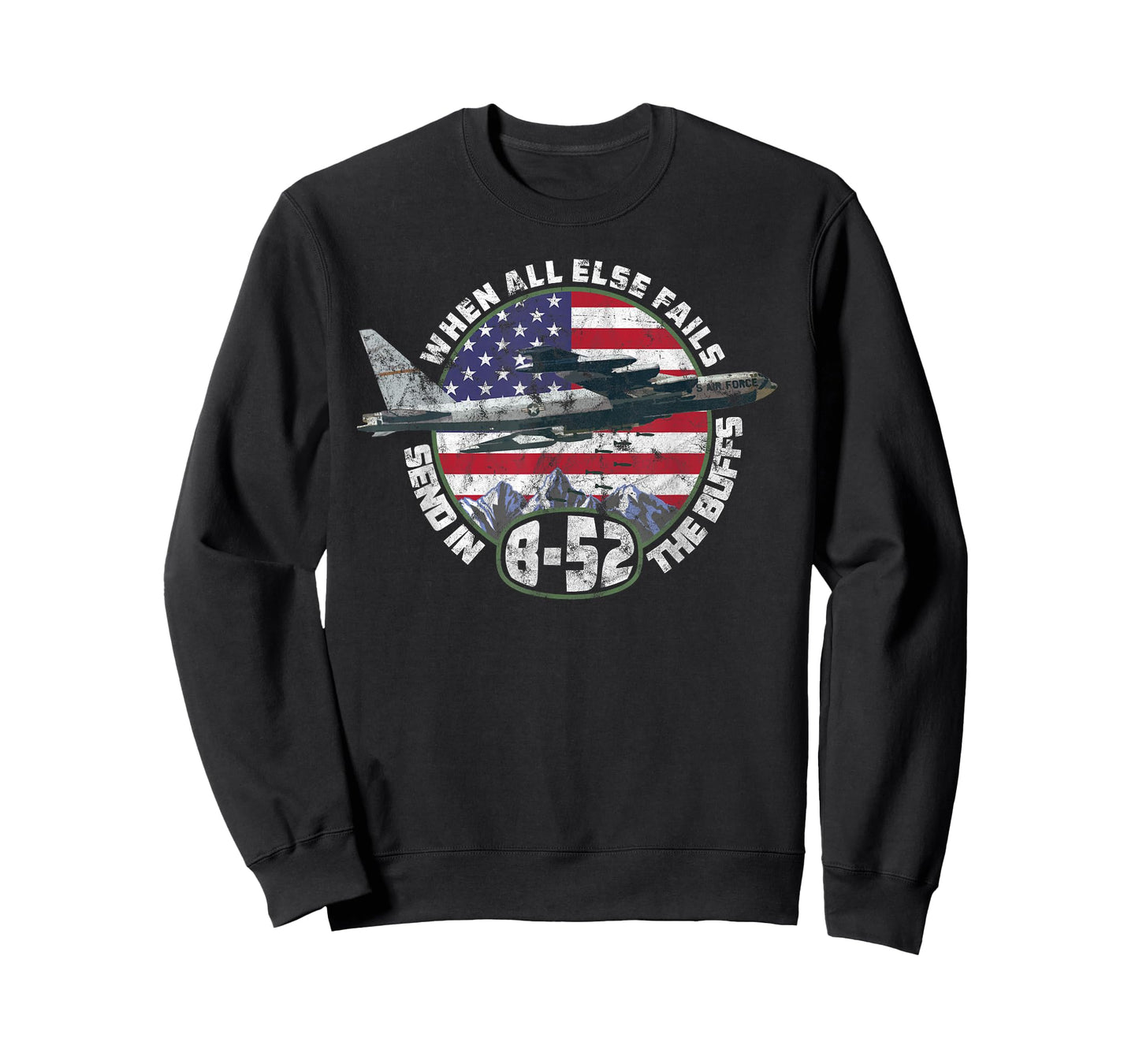 Send in the Buffs | B-52 Stratofortress Bomber Vintage Tee T-Shirt