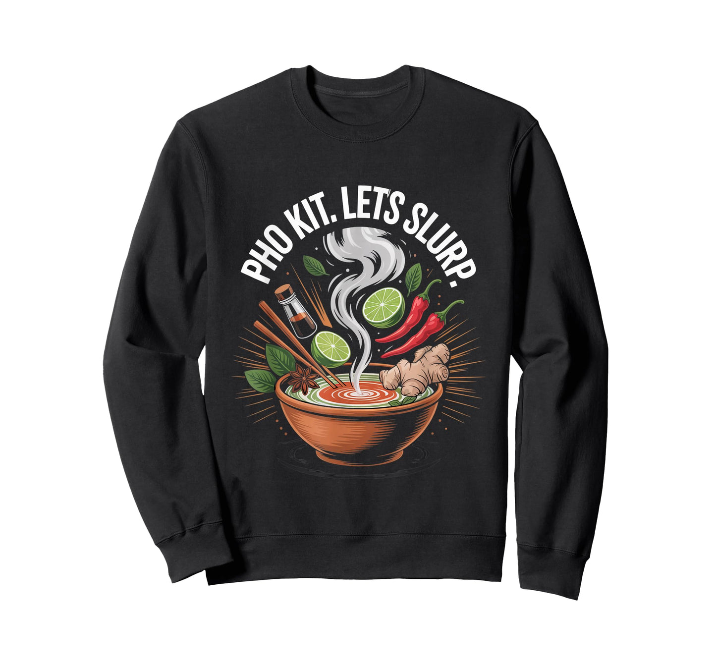 Pho Kit Soup Funny Pho Kit Vegan Pho Lover T-Shirt