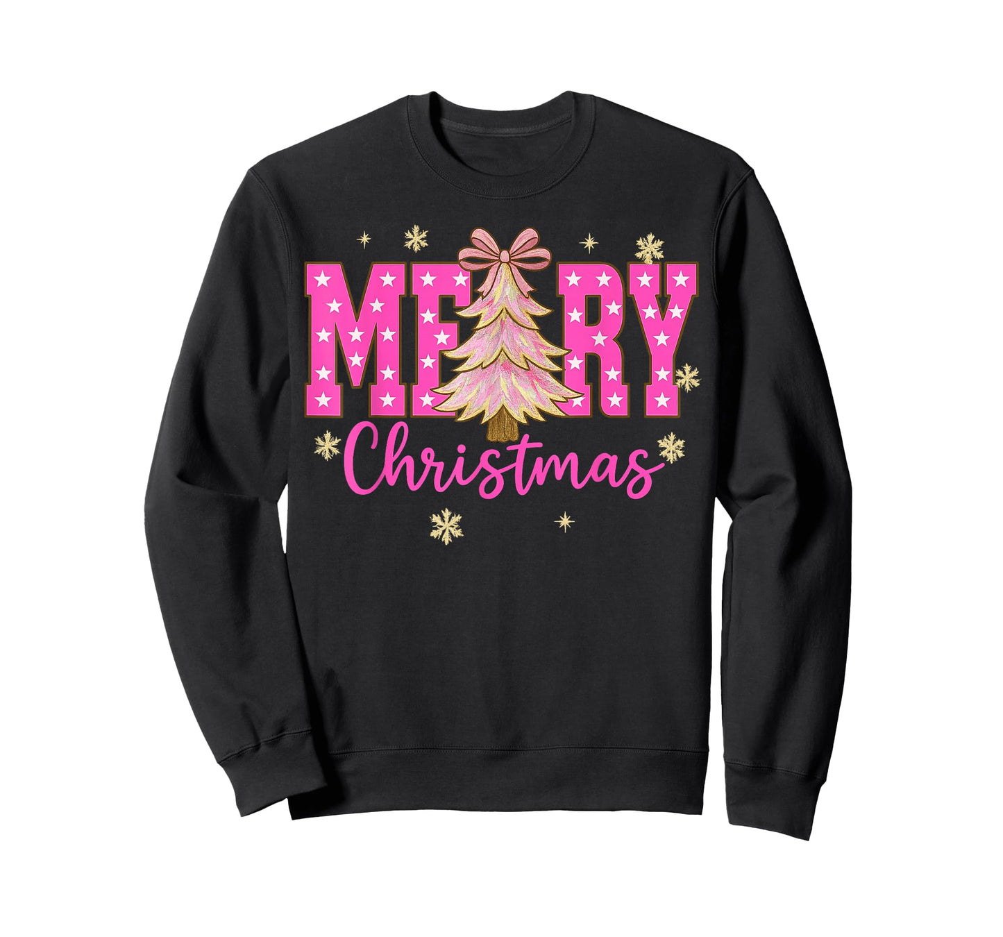 Merry Christmas Crew 2025 Funny Family Matching Christmas T-Shirt