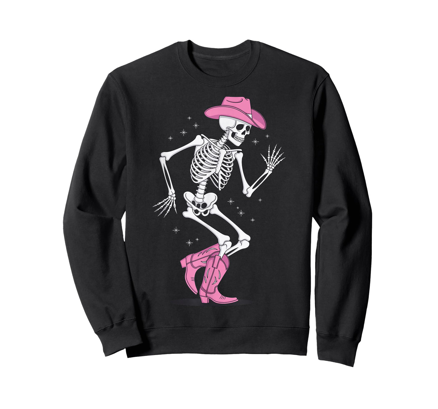 Skeleton Line Dance Halloween Western T-Shirt