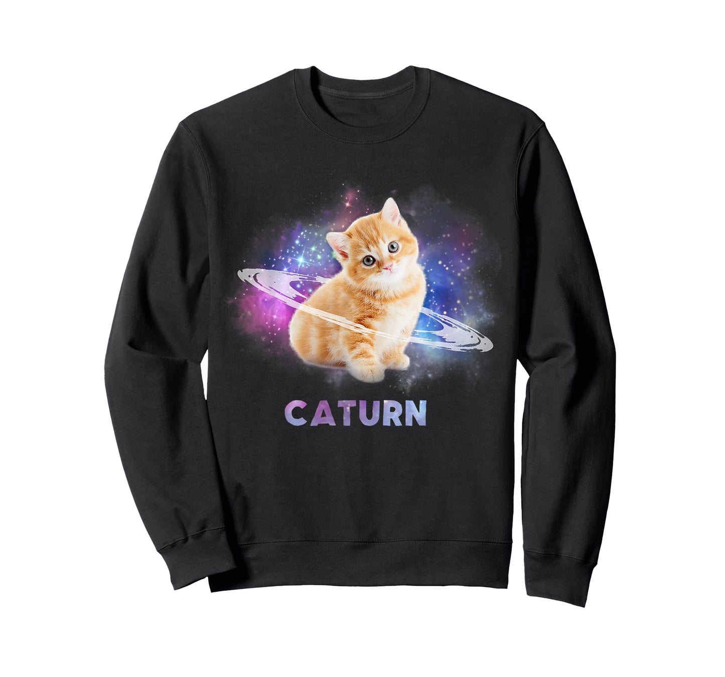 Cat in space caturn T-Shirt T-Shirt