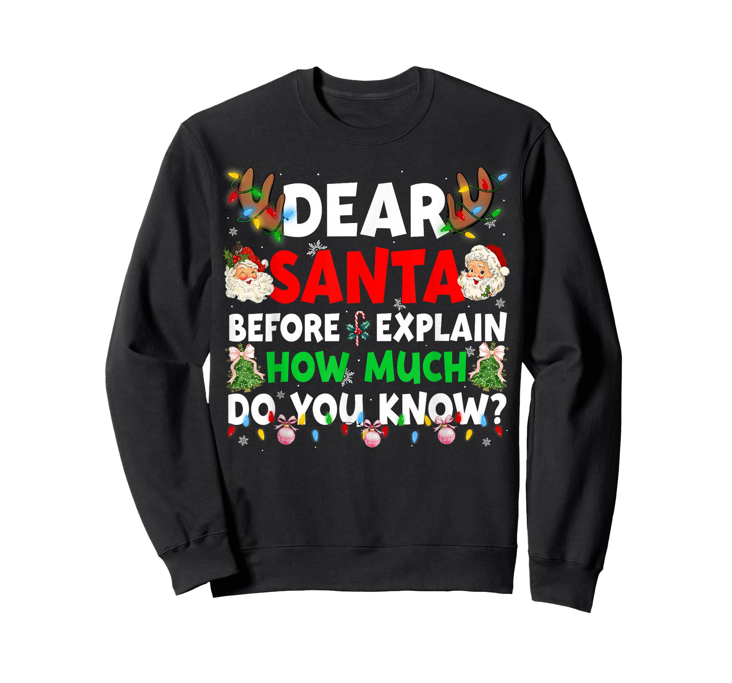 Christmas Dear Santa I Can Explain How Much Do You Know T-Shirt