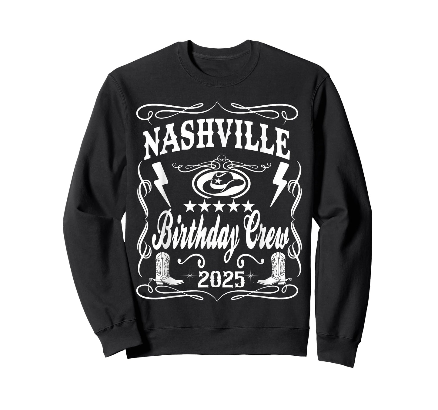 Nashville Birthday Bash 2025 Whiskey Theme T-Shirt