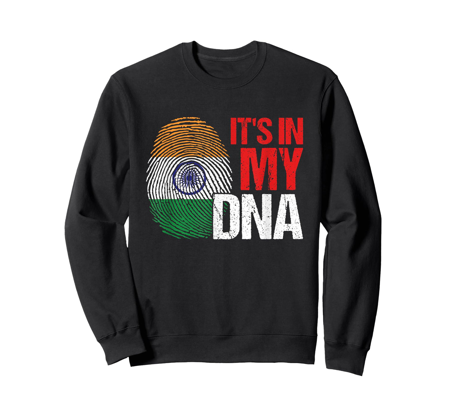 DNA Blood India Flag Country State Fingerprint Gift T-Shirt