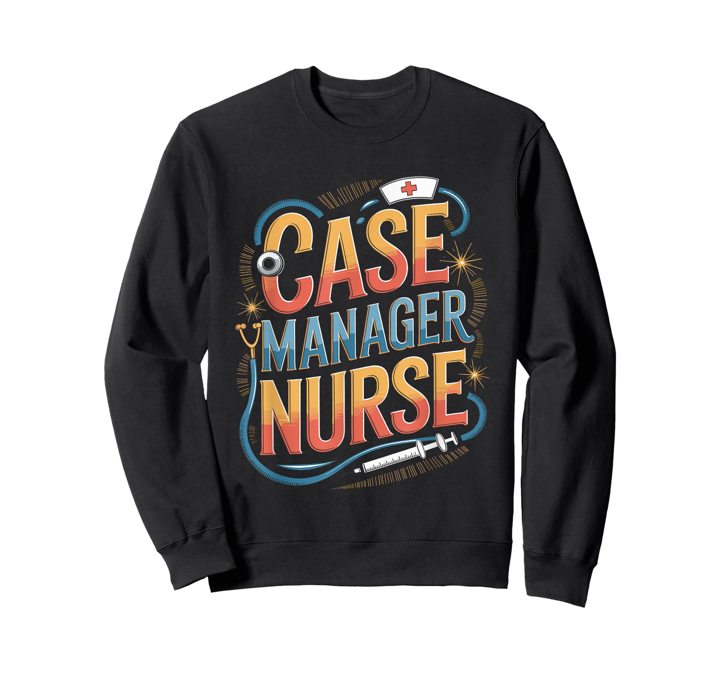 Nurse Case Manager Heart Design T-Shirt