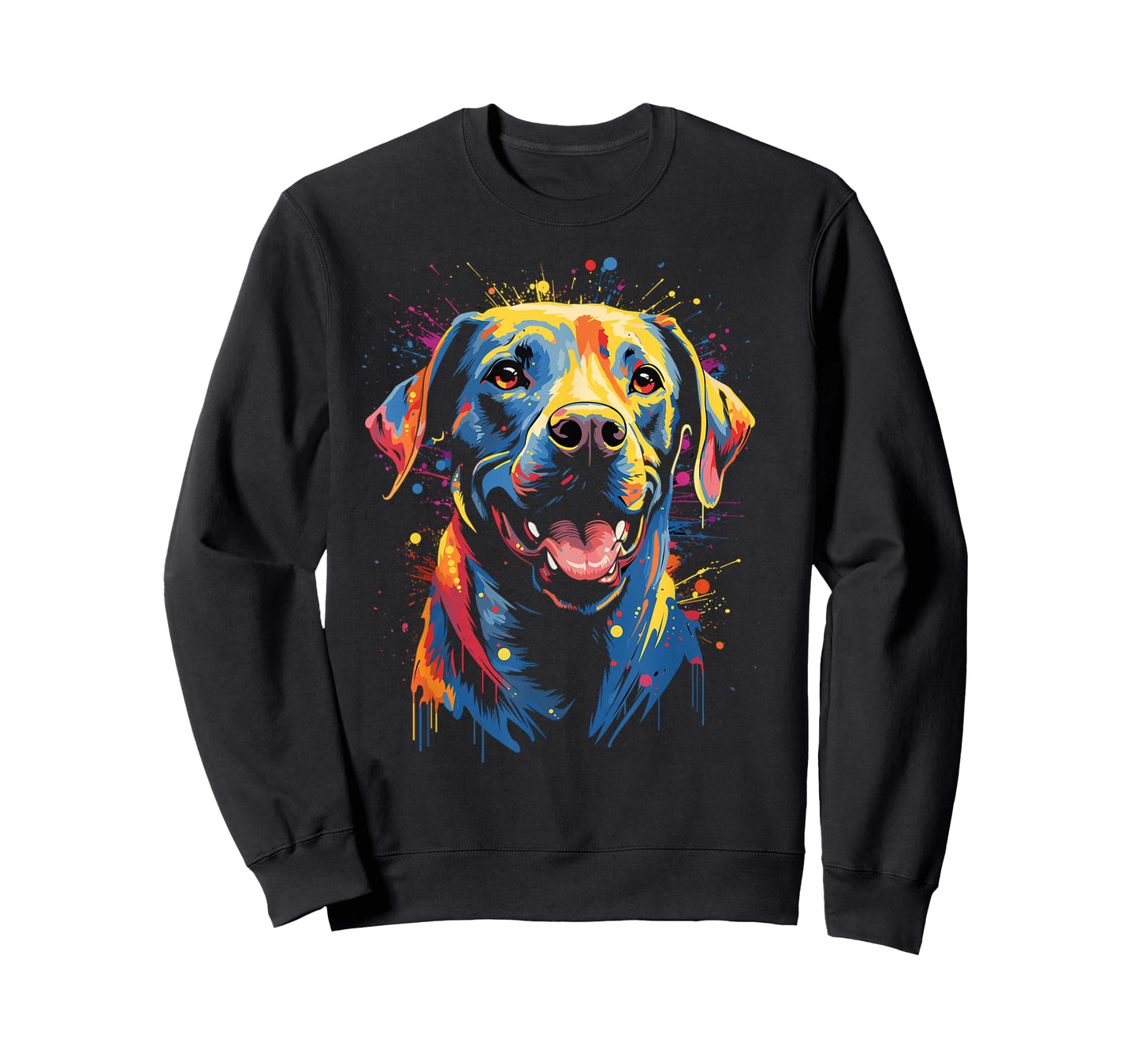 Watercolour Colourful Labrador Labbi T-Shirt