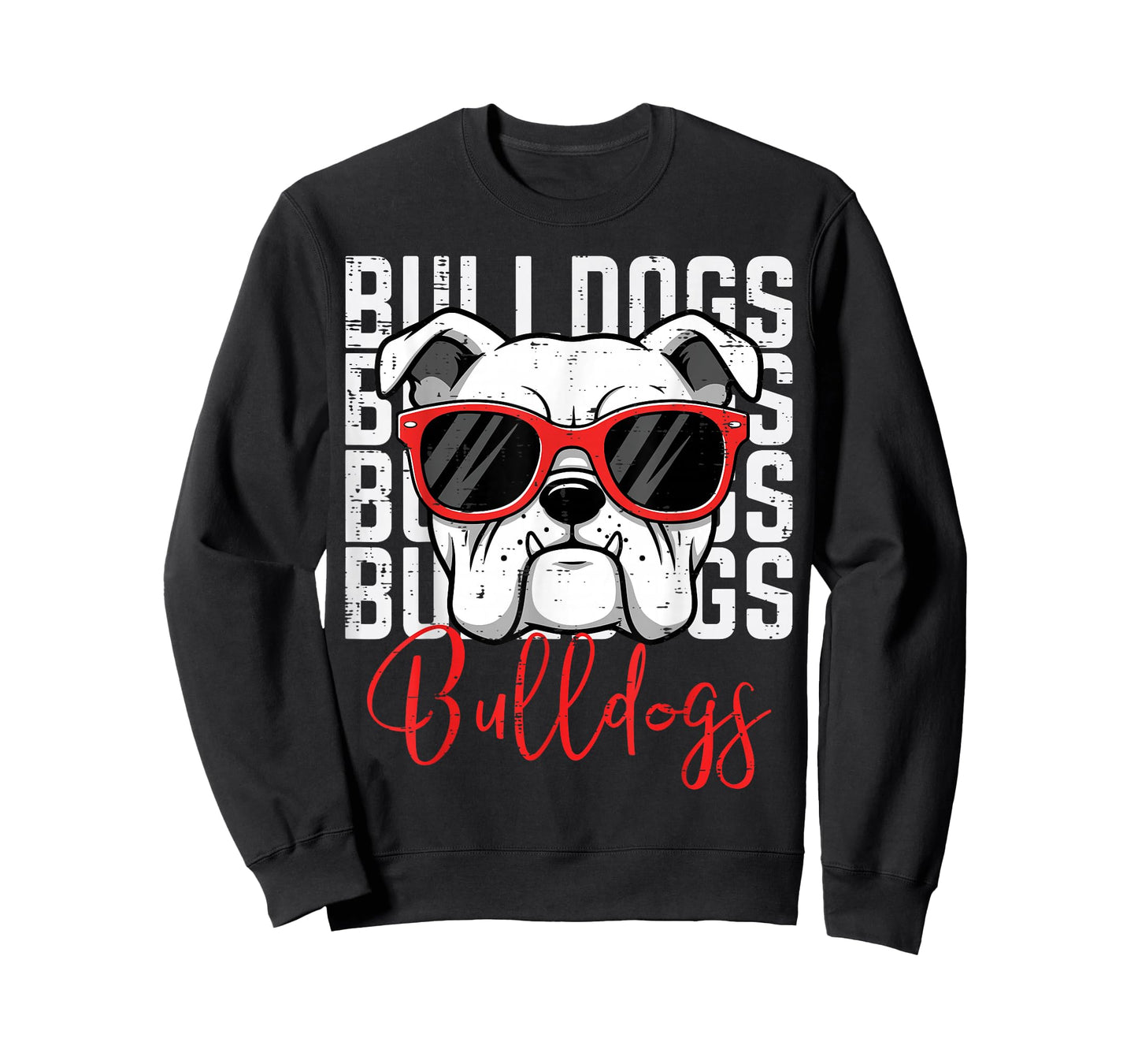 Bulldog Men Women Boys Girls Youth Kids Teen T-Shirt