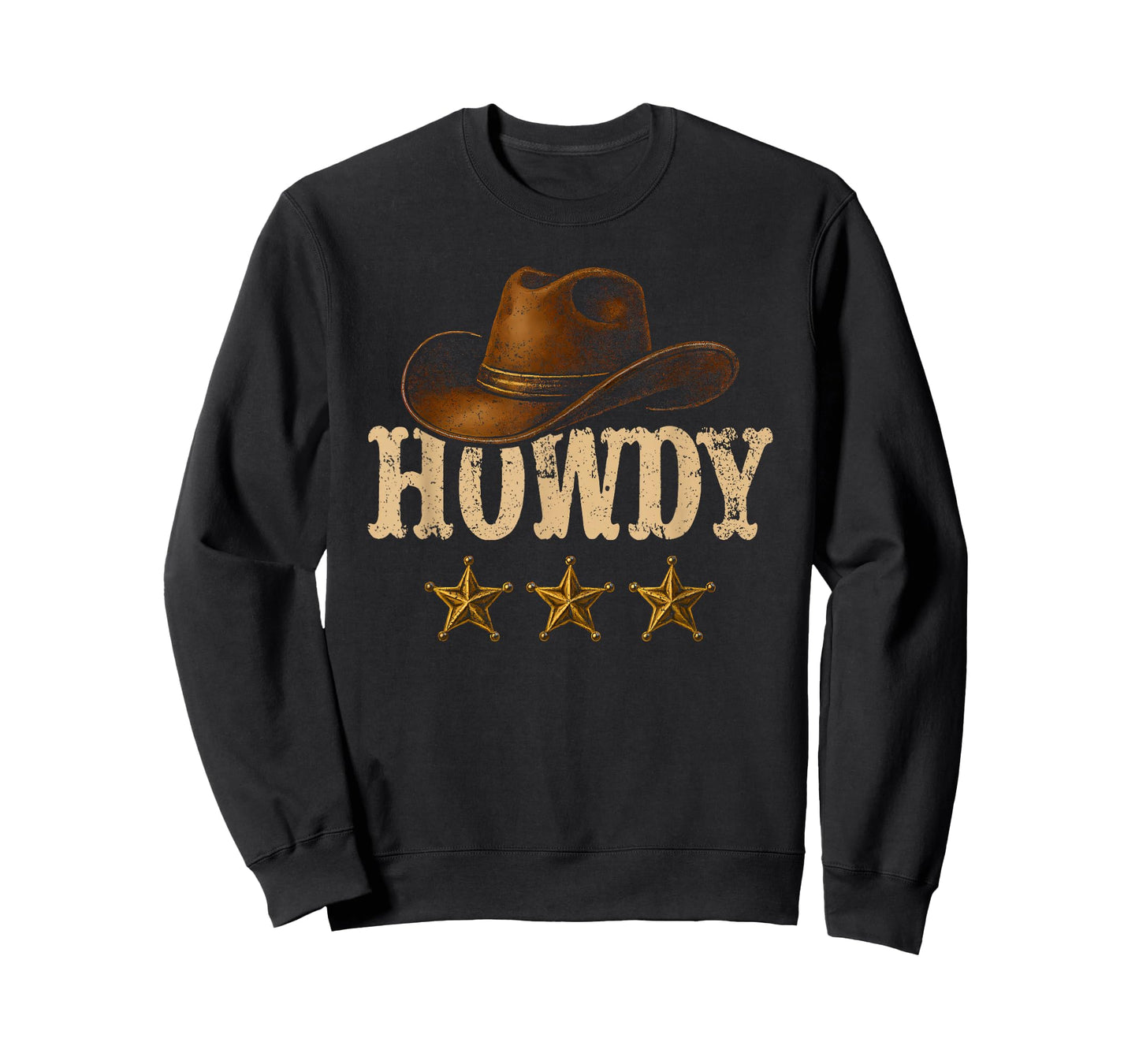 Vintage Cowboy Cowgirl Rodeo Hat Western Country Howdy T-Shirt