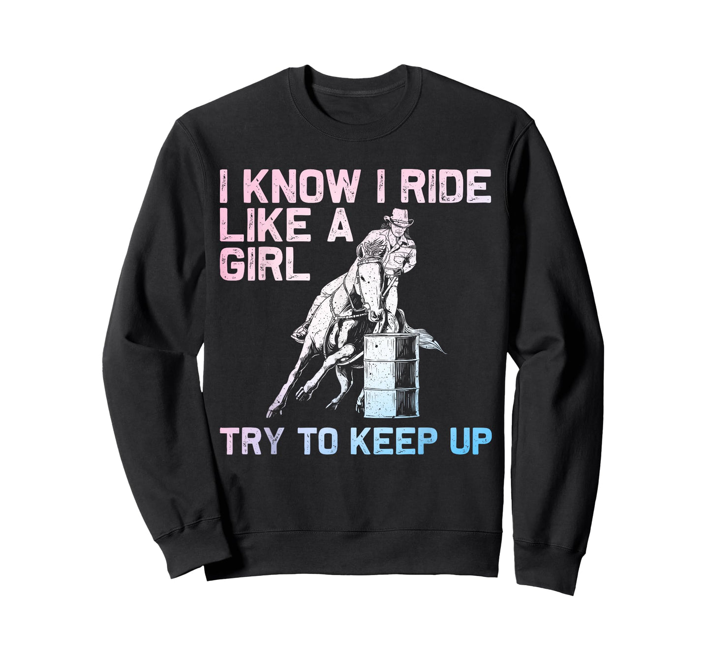 Barrel Racing Design For Women Girls Cowgirl Barrel Racing T-Shirt