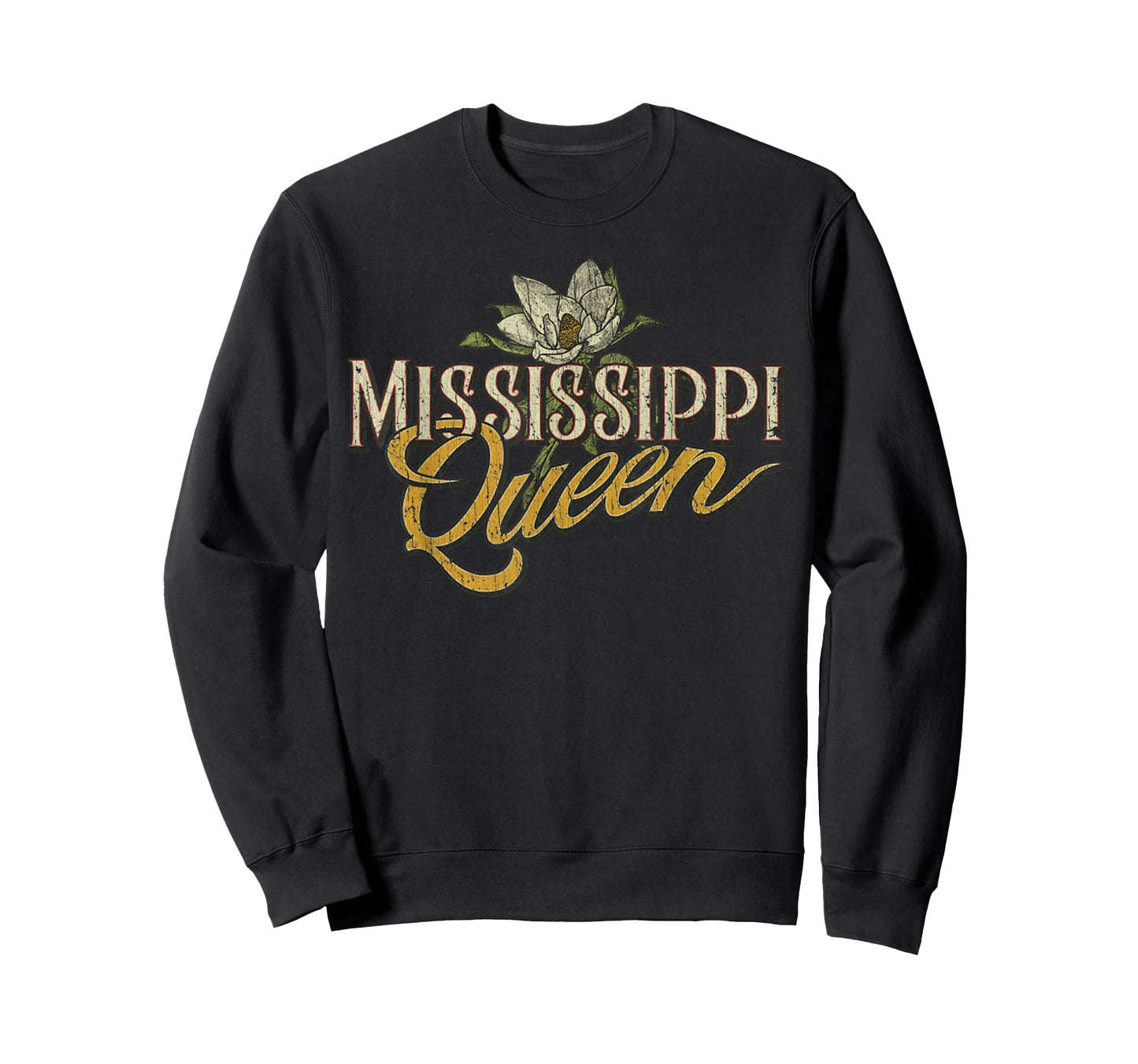 Vintage Mississippi Queen Retro Flower Magnolia T-Shirt