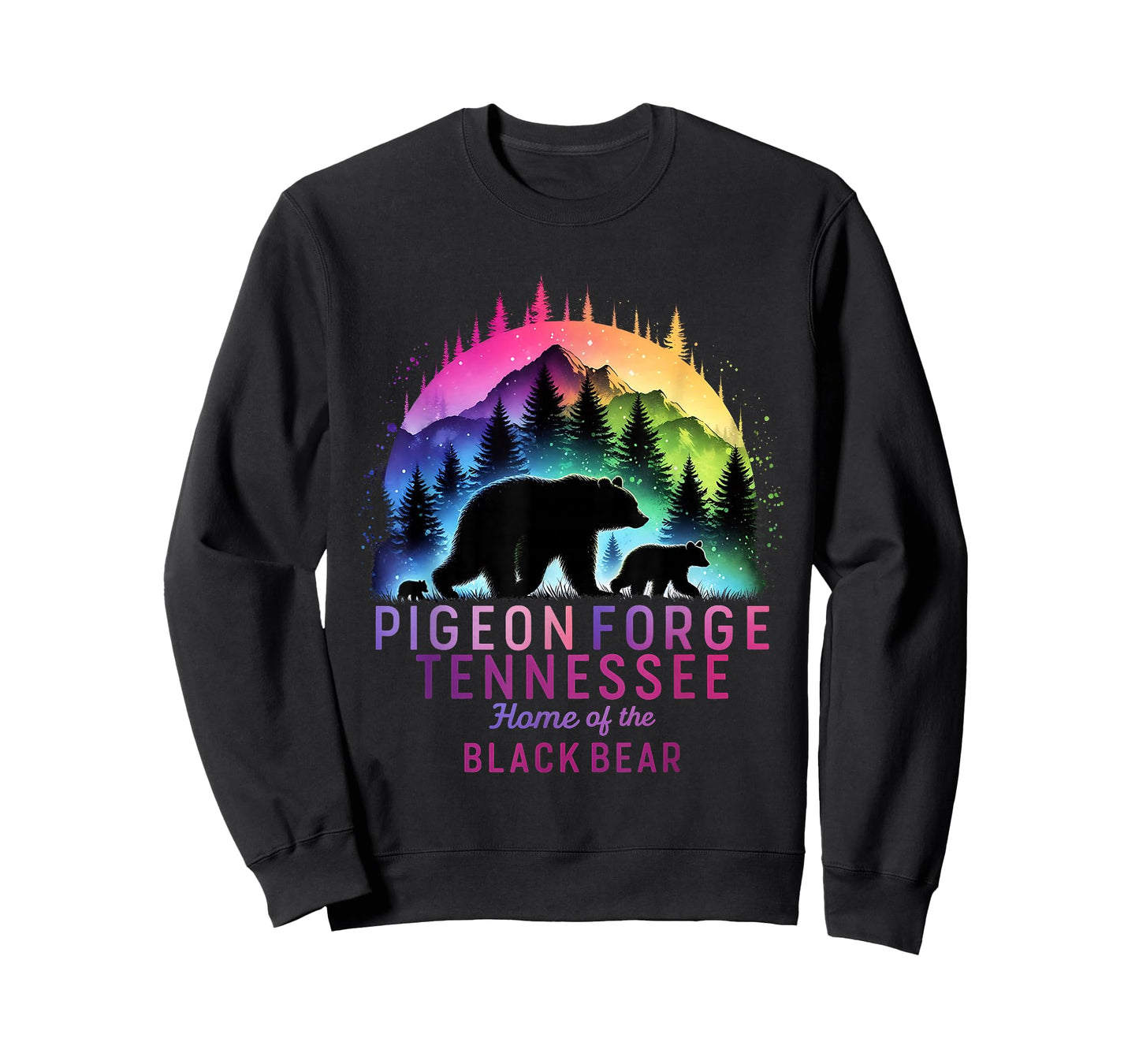 Home Black Bear Family Vacation Crew Pigeon Forge Tennessee T-Shirt