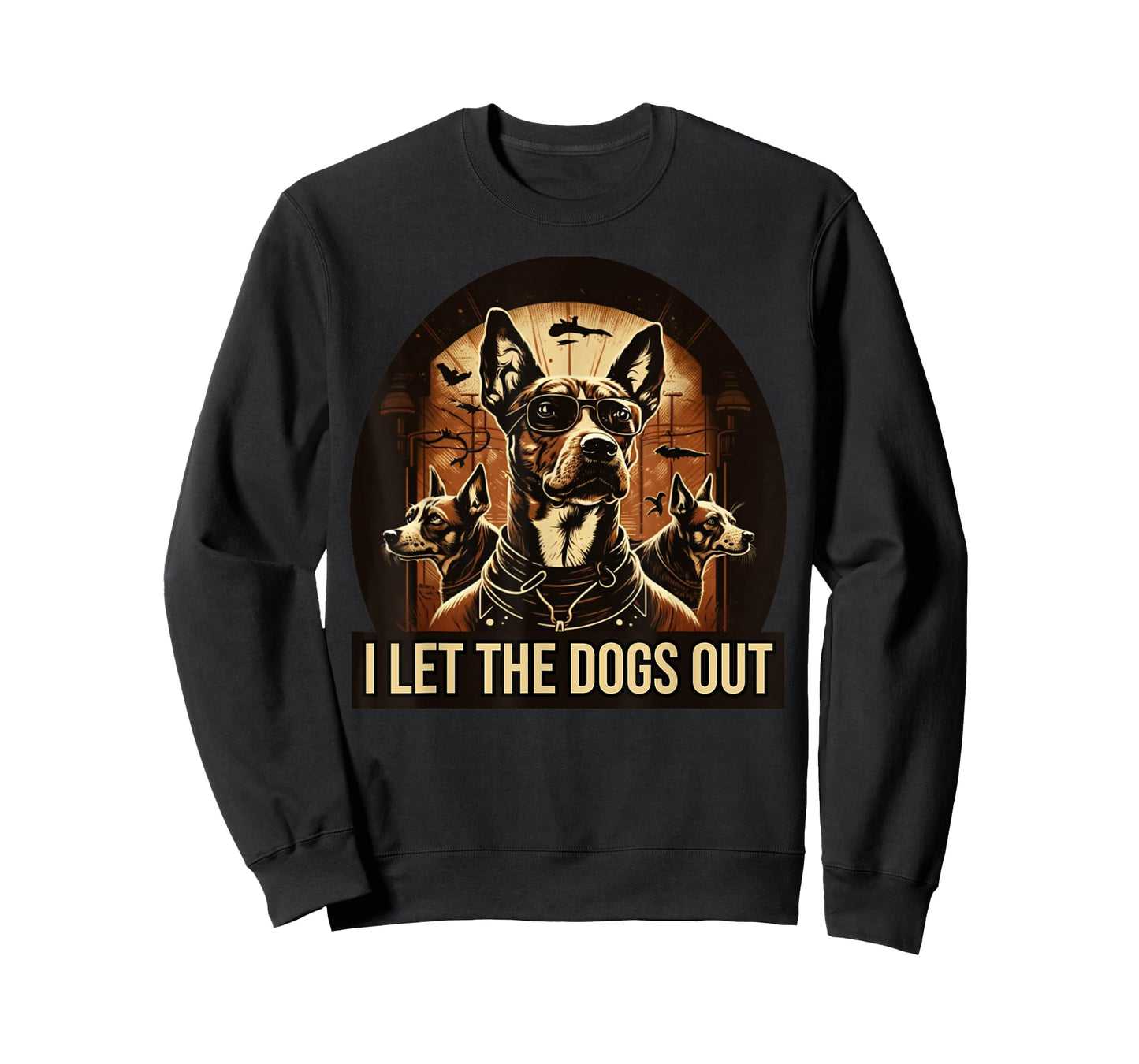I let the dogs out funny dog lovers T-Shirt