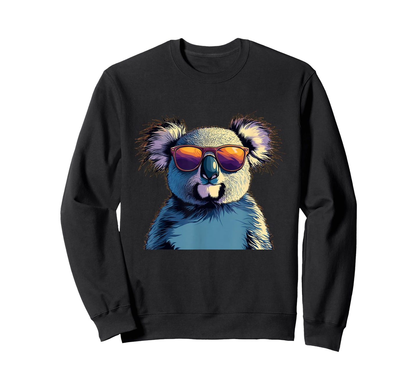 Funny Koala Face with Sunglasses for Boys and Girls T-Shirt