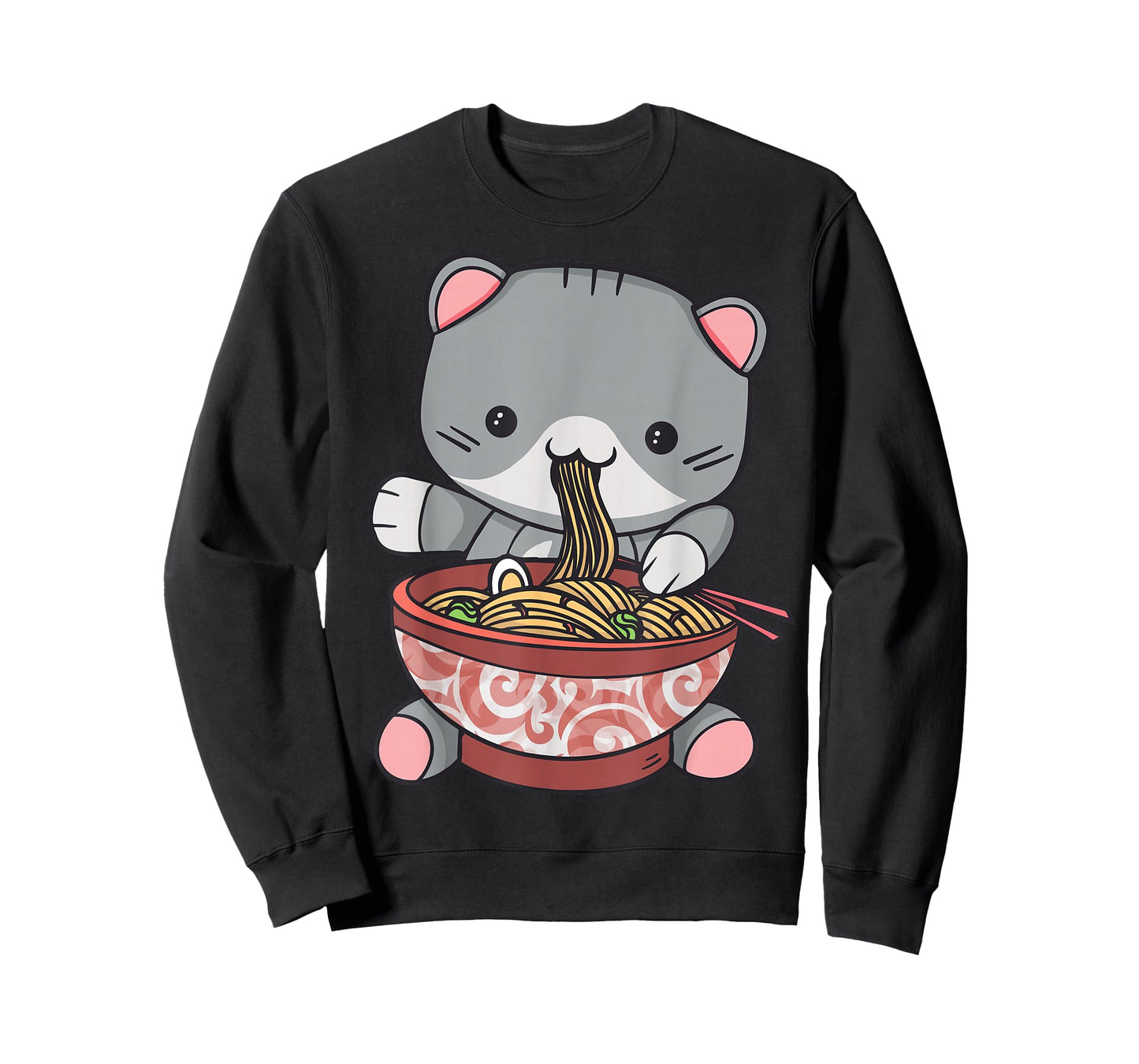 Ramen Cat Japanese Kawaii Anime Lover T-Shirt
