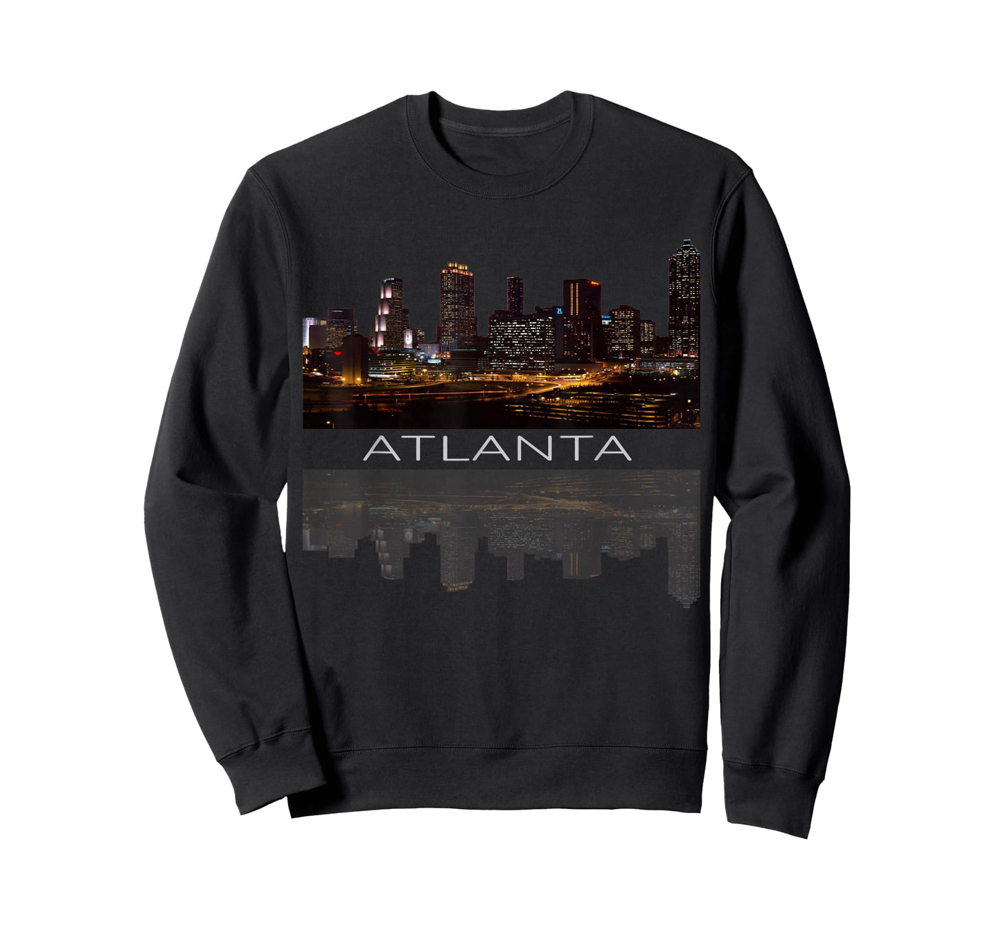 City of Atlanta Nightlife Georgia Skyline Cityscape Love ATL T-Shirt