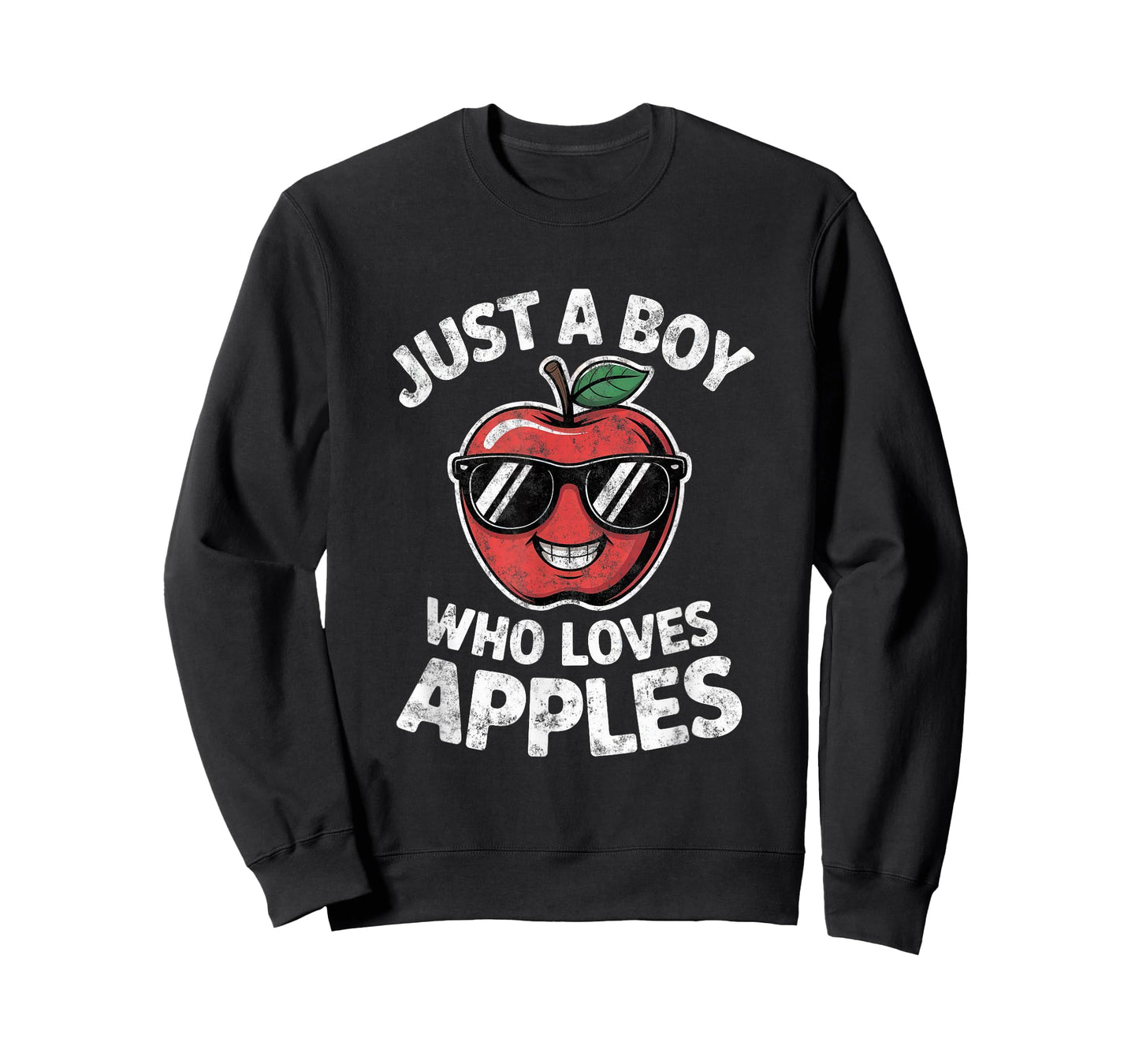 Just a Boy Who Loves Apple Teen Boys Toddler Kid T-Shirt