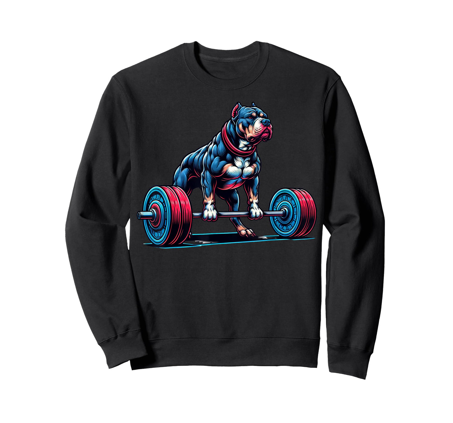 Pitbull Deadlifting Shirt, Pit Bull Gym Workout Deadlift Gym T-Shirt