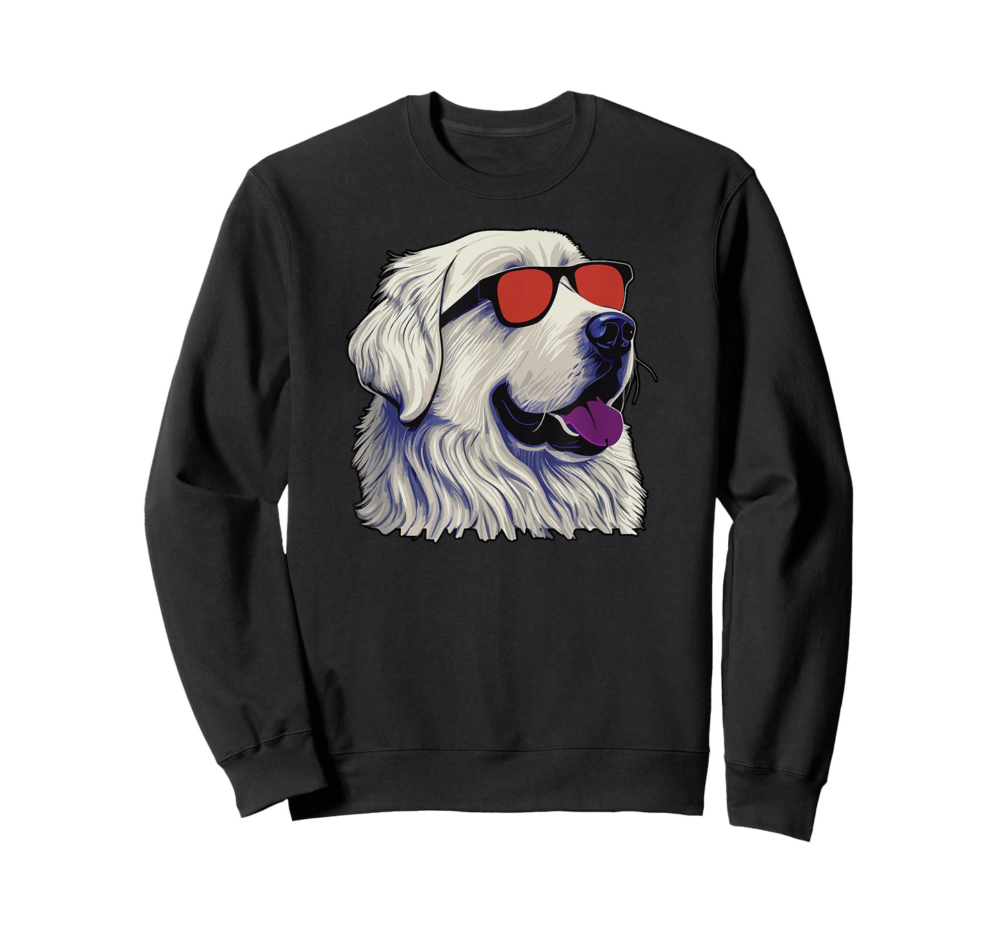Dad Mom Cool Dog Sunglasses - Great Pyrenees T-Shirt