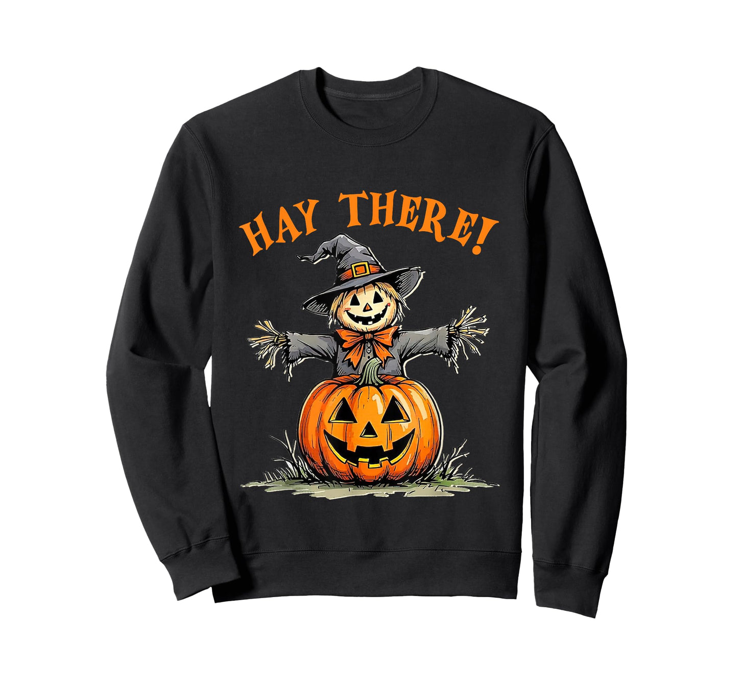 Funny Scarecrow Hay There Fall Halloween Saying T-Shirt