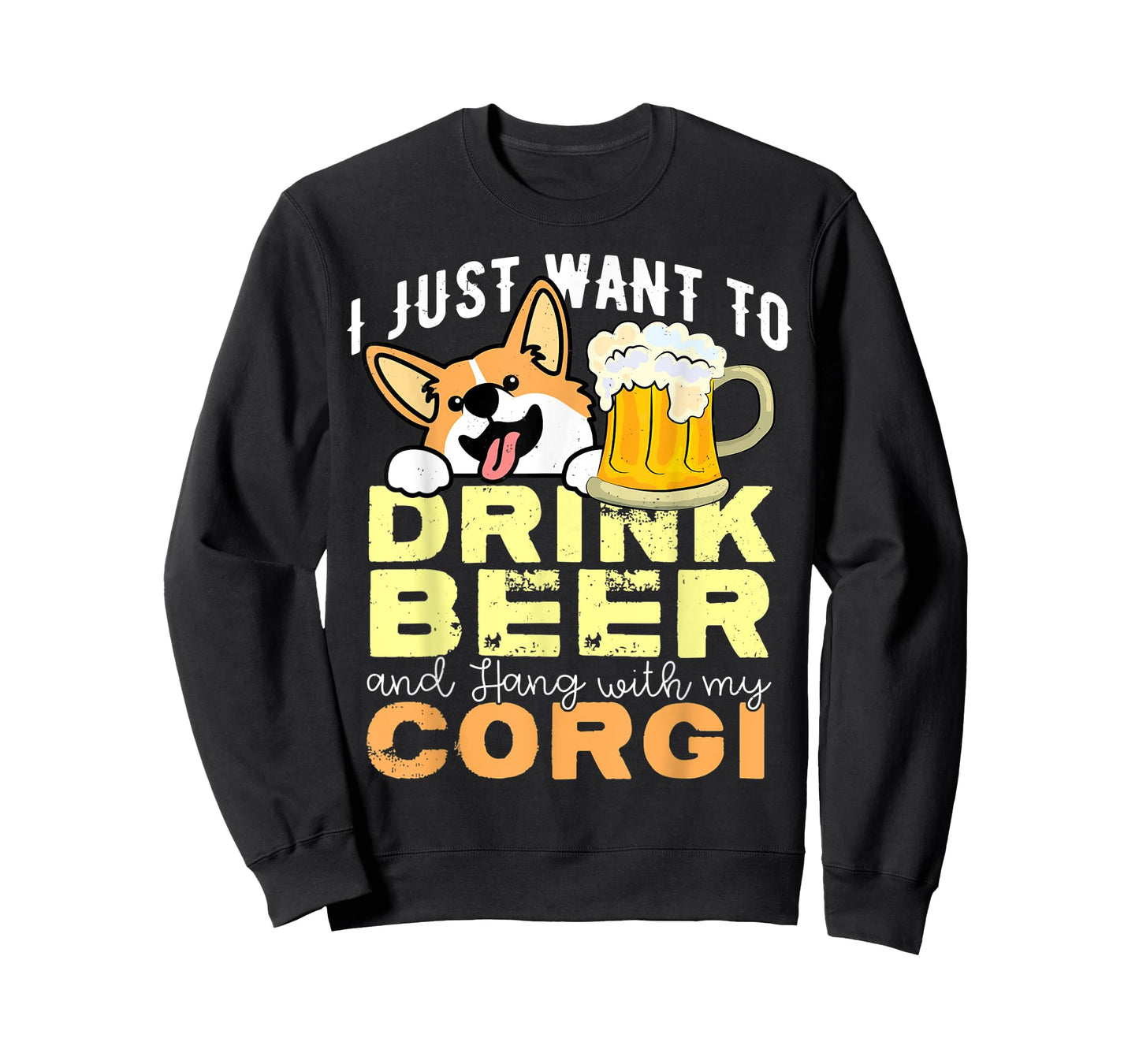 Corgi Dad Shirt Funny Father's Day Dog Lover Gift Beer Men Women T-Shirt