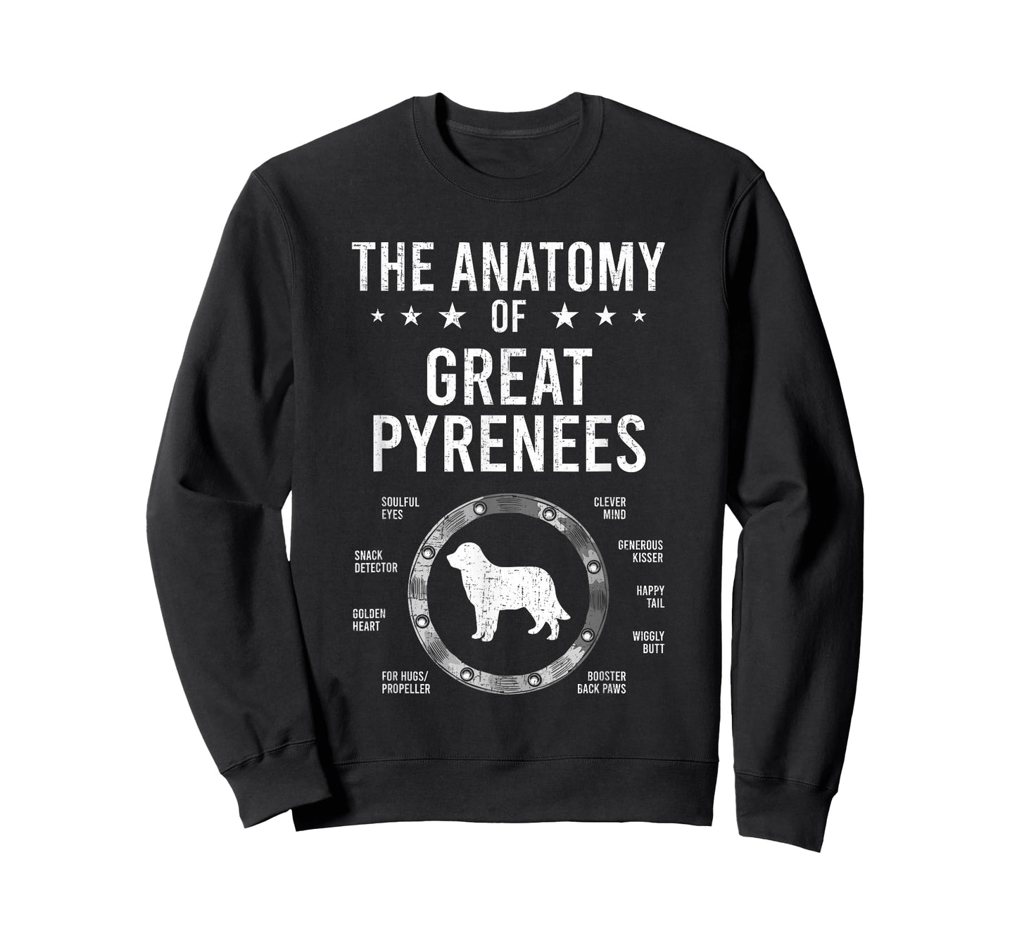 Anatomy of Great Pyrenees Dog Lover T-Shirt