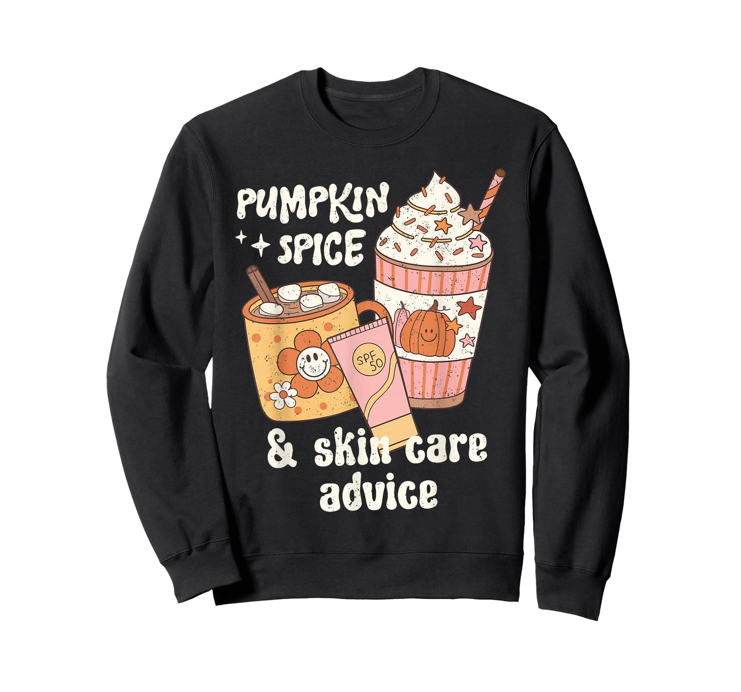 Pumpkin Spice Skincare Advice Dermatology Fall Thanksgiving T-Shirt
