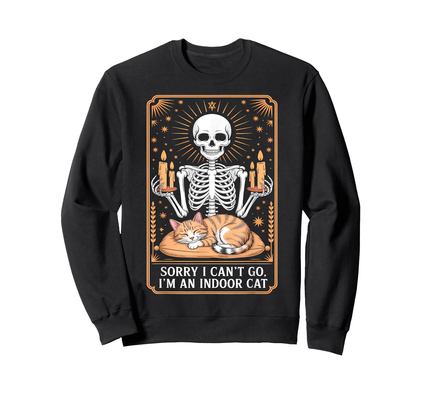 Cat Owners Introverts Sorry I Cant Go Im an Indoor Cat T-Shirt