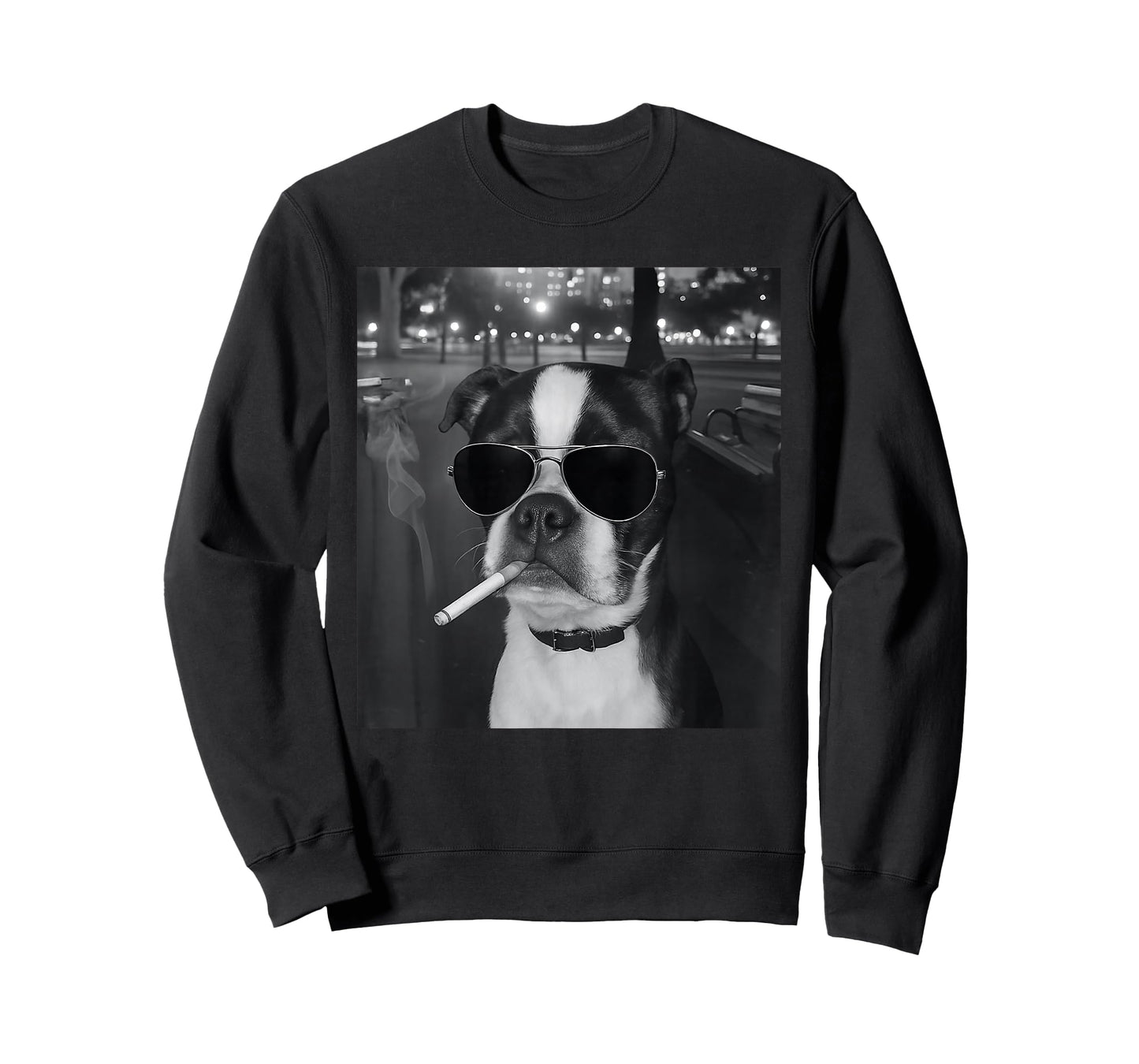 Funny Smoking Dog Meme Cigarette Gen Z Meme Dog Lover T-Shirt