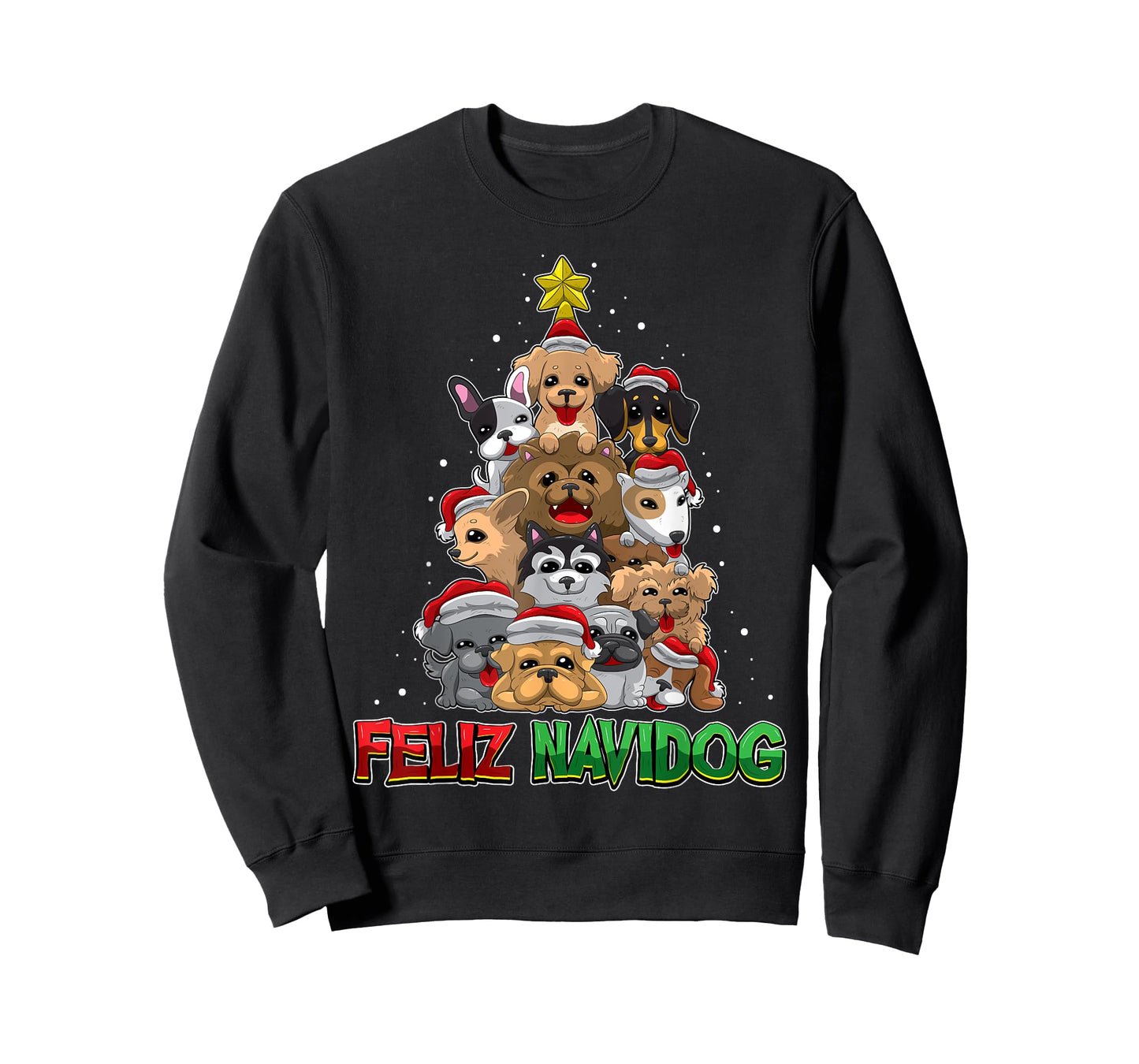 Feliz Navidog - Feliz Navidad - Christmas For Dog Lovers Men Women Kids T-Shirt