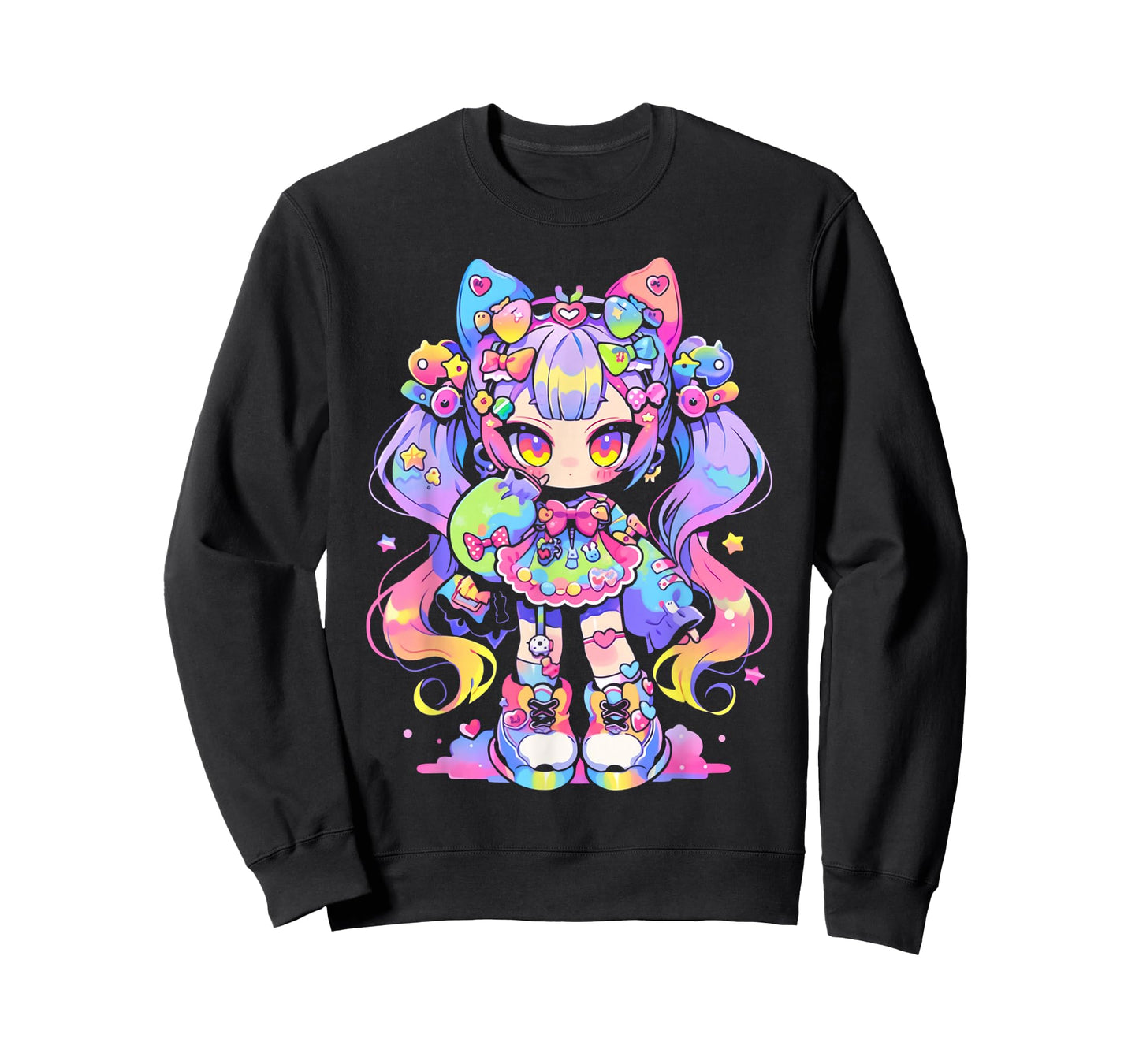 Kawaii Chibi Girl | Decora Fairy Kei Anime Manga Harajuku T-Shirt