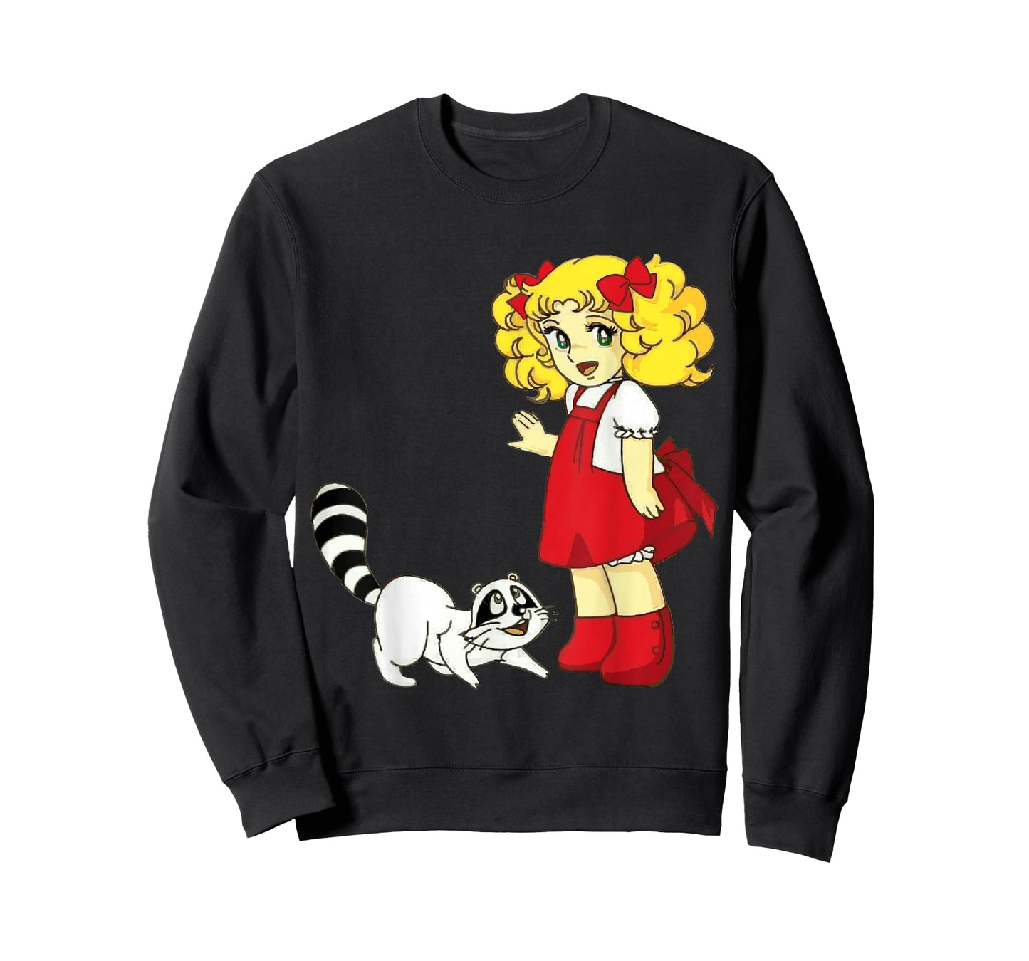 Candy Raccoon Retro Japanese Small Vintage 80s Anime Manga T-Shirt