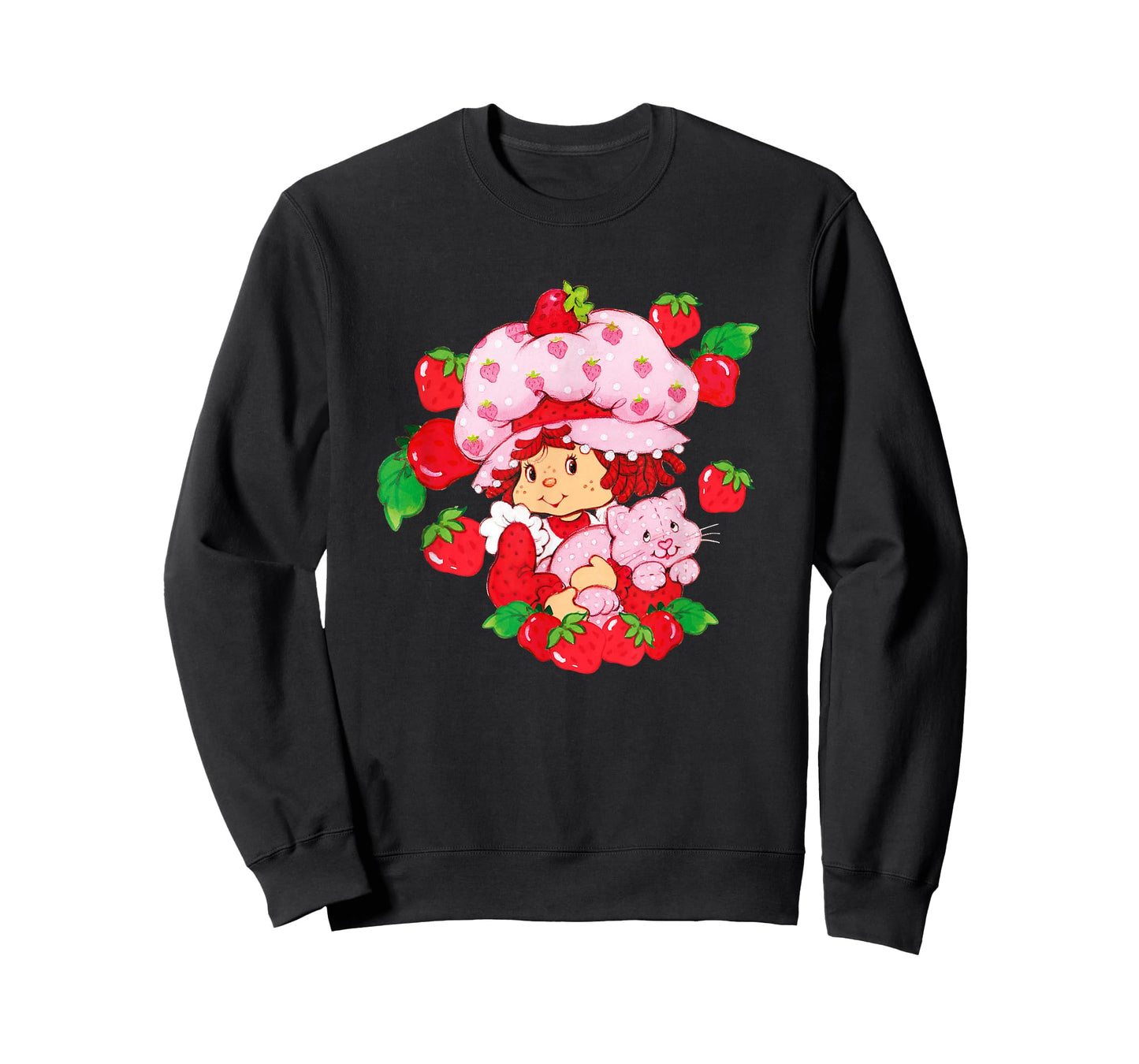 Strawberry Shortcake Custard Kitten Garden Besties T-Shirt