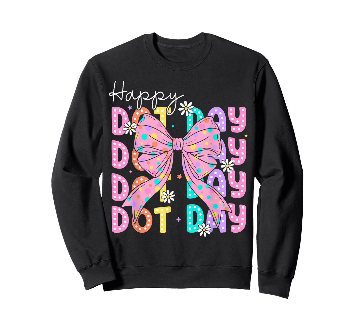 Happy Dot Day 2025 Coquette Bow Teachers Kids Boys Girls T-Shirt
