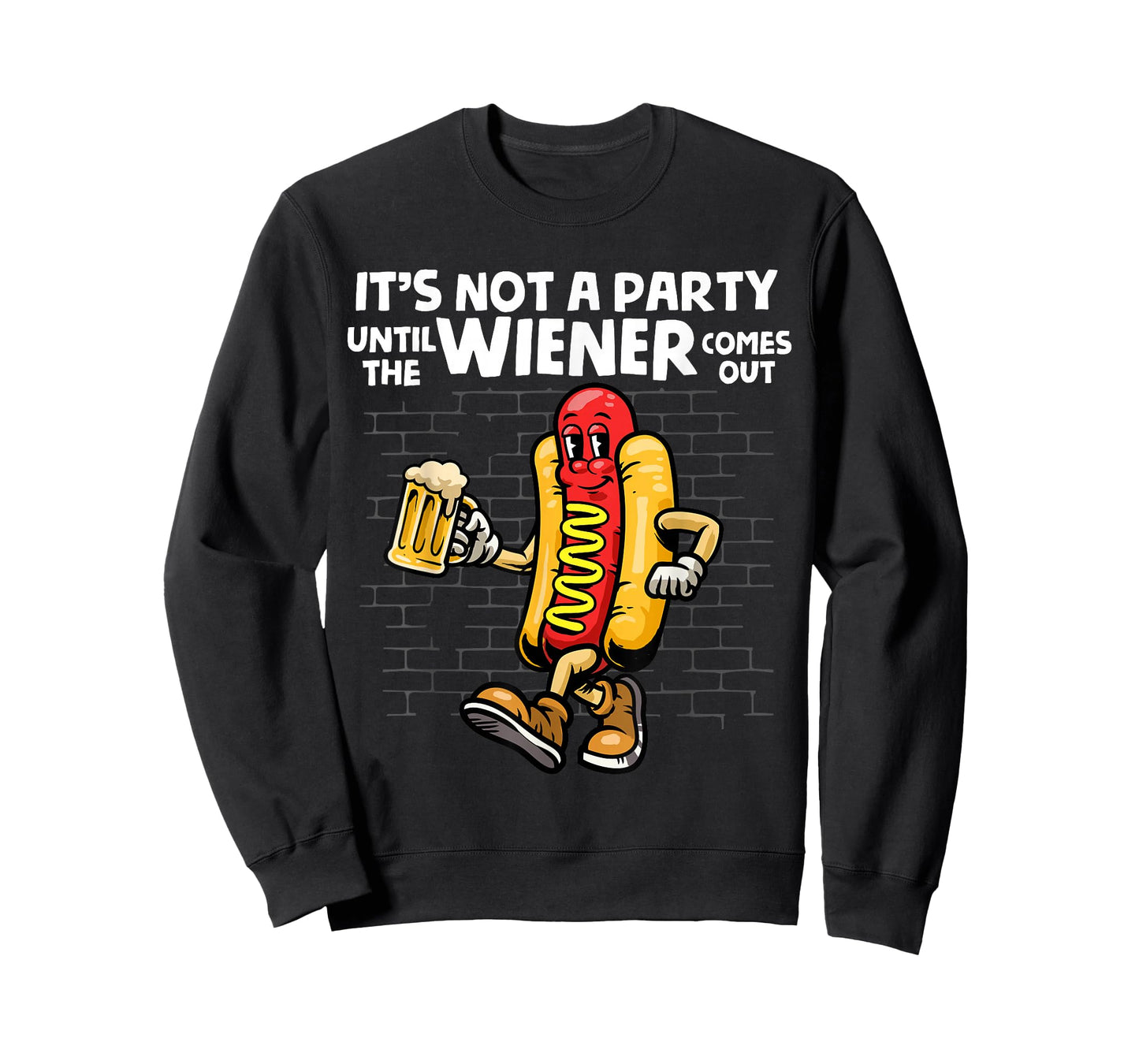 It's Not A Party Until The Wiener Comes Out Shirt Hod Dog T-Shirt