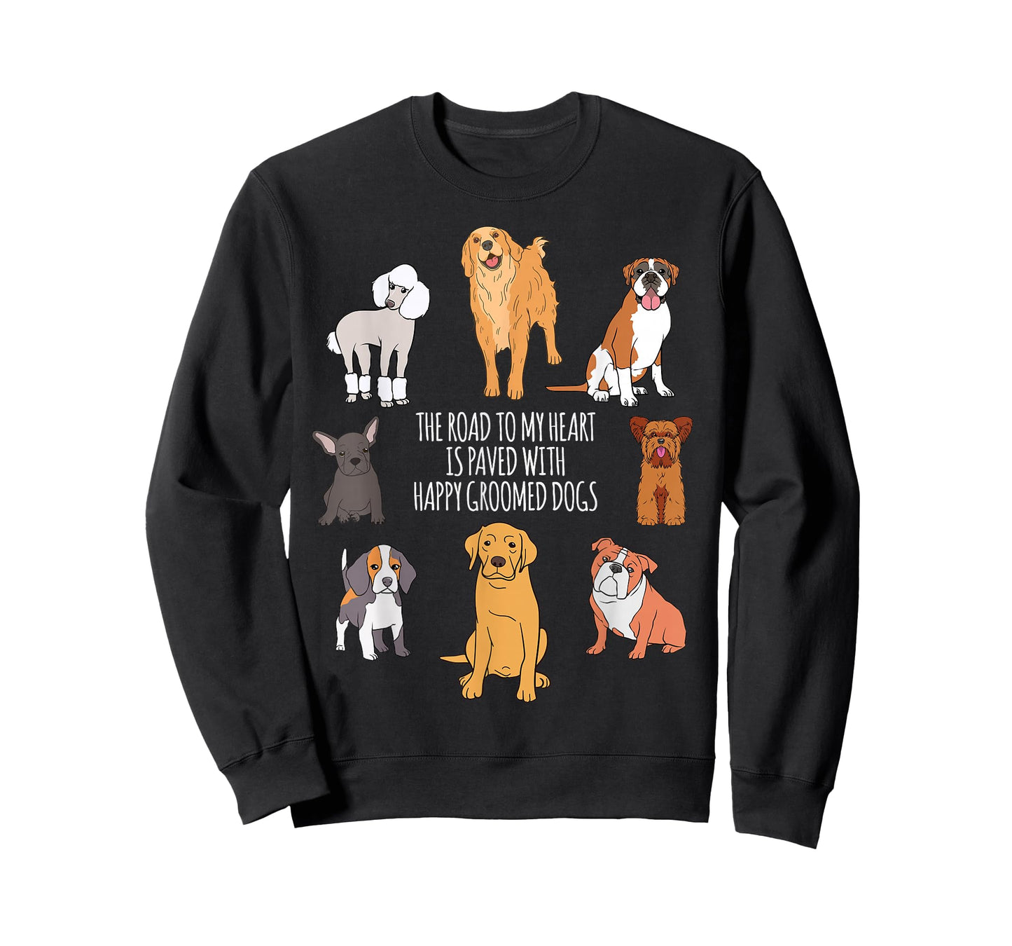 Fun Cute Dog Grooming Groomer T-Shirt Small