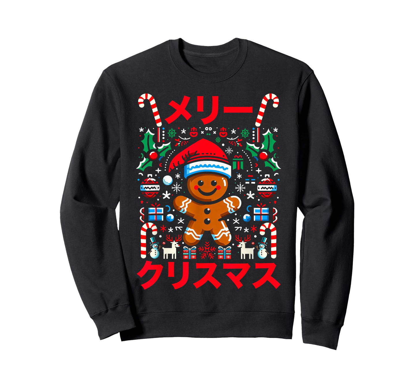 Gingerman Christmas Anime Kawaii Meri Kurisumasu Japanese T-Shirt