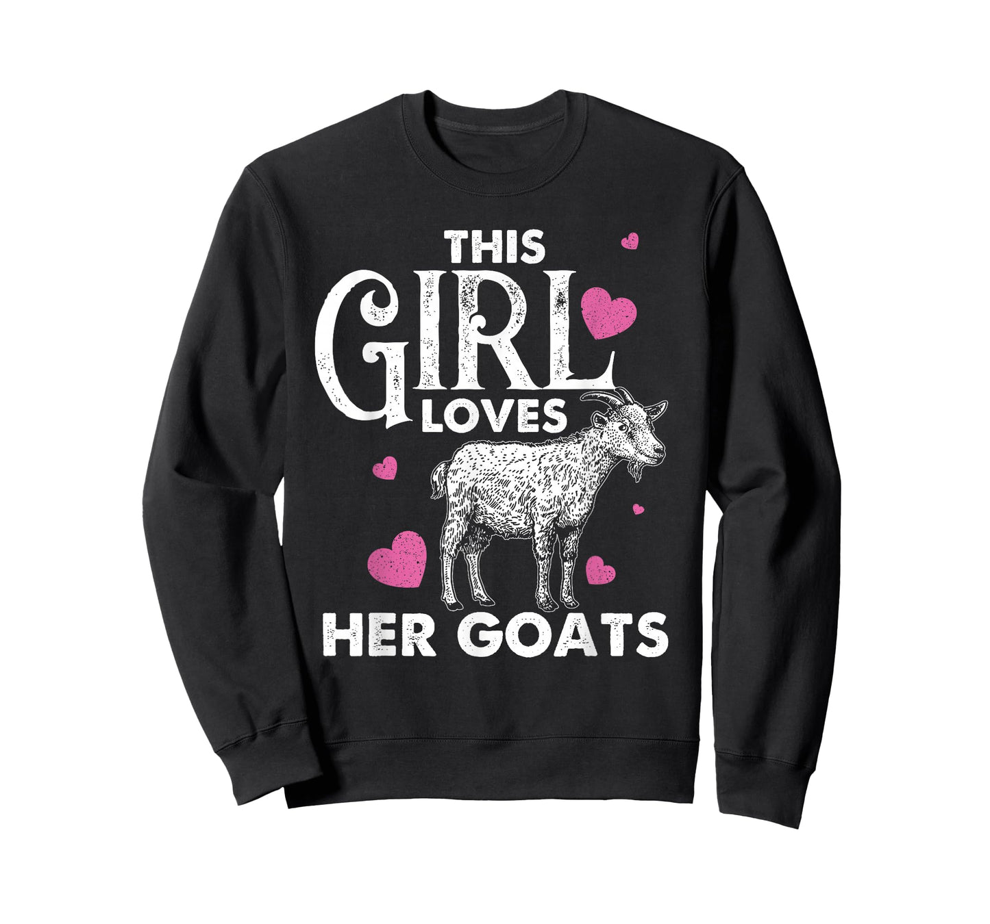 Funny Goat Gift for Women Girls Animal Farming Farmer Lovers T-Shirt