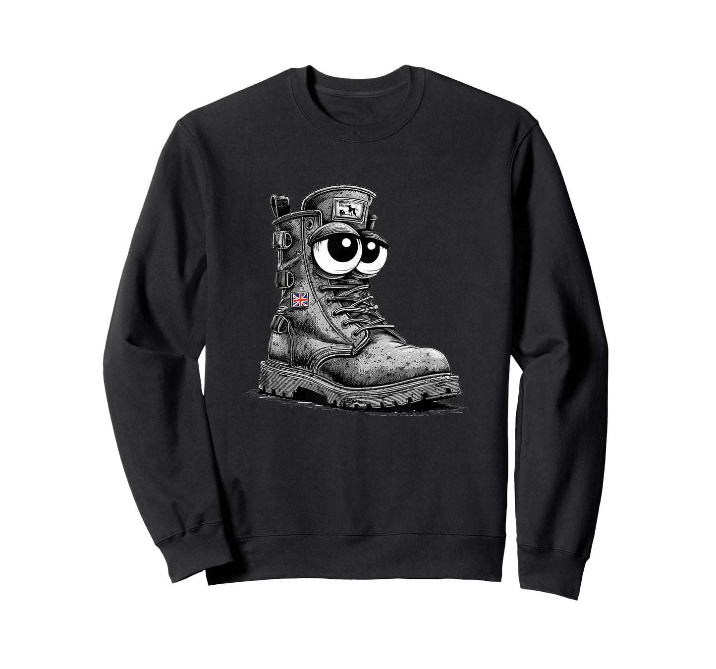 Cool British Shoe Look with Big Eyes T-Shirt