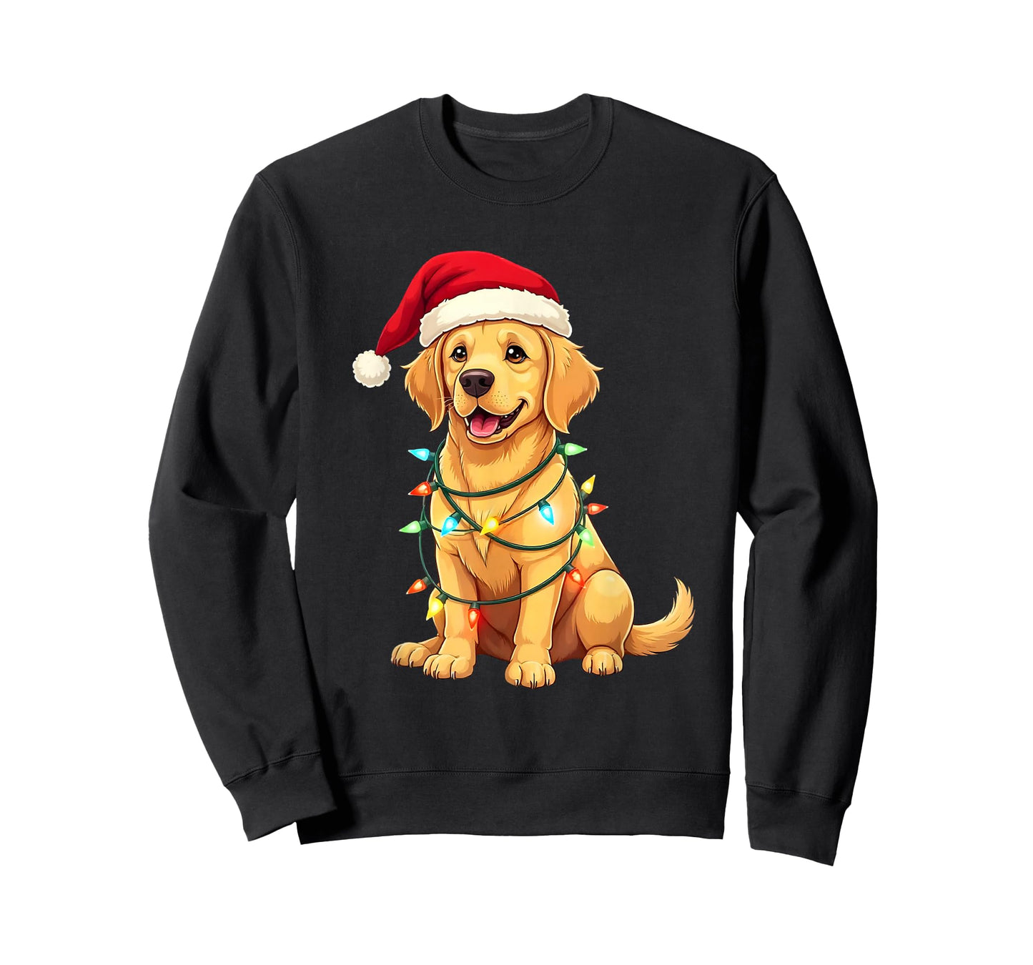 Cute Labrador Retriever Christmas Santa Pet Dog Lover T-Shirt