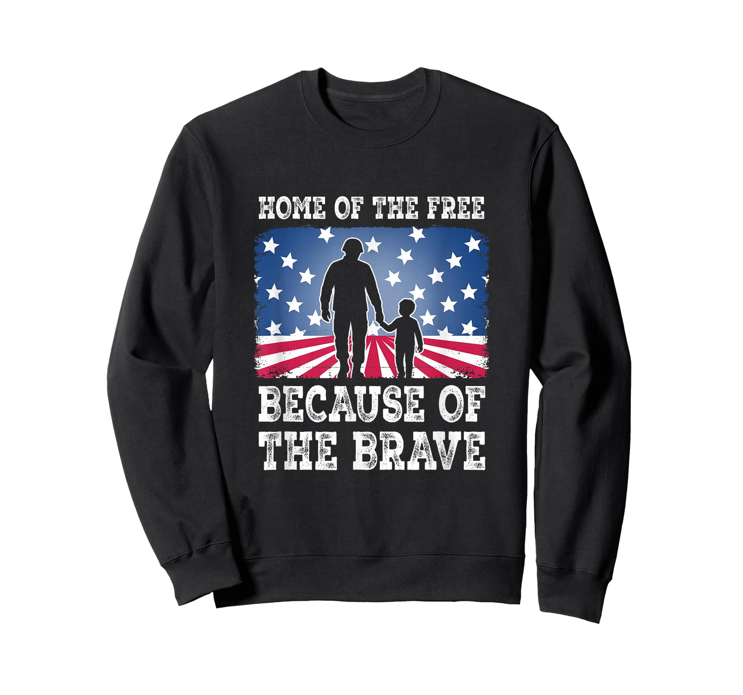 Home of The Free Because of The Brave Patriotic T-Shirt