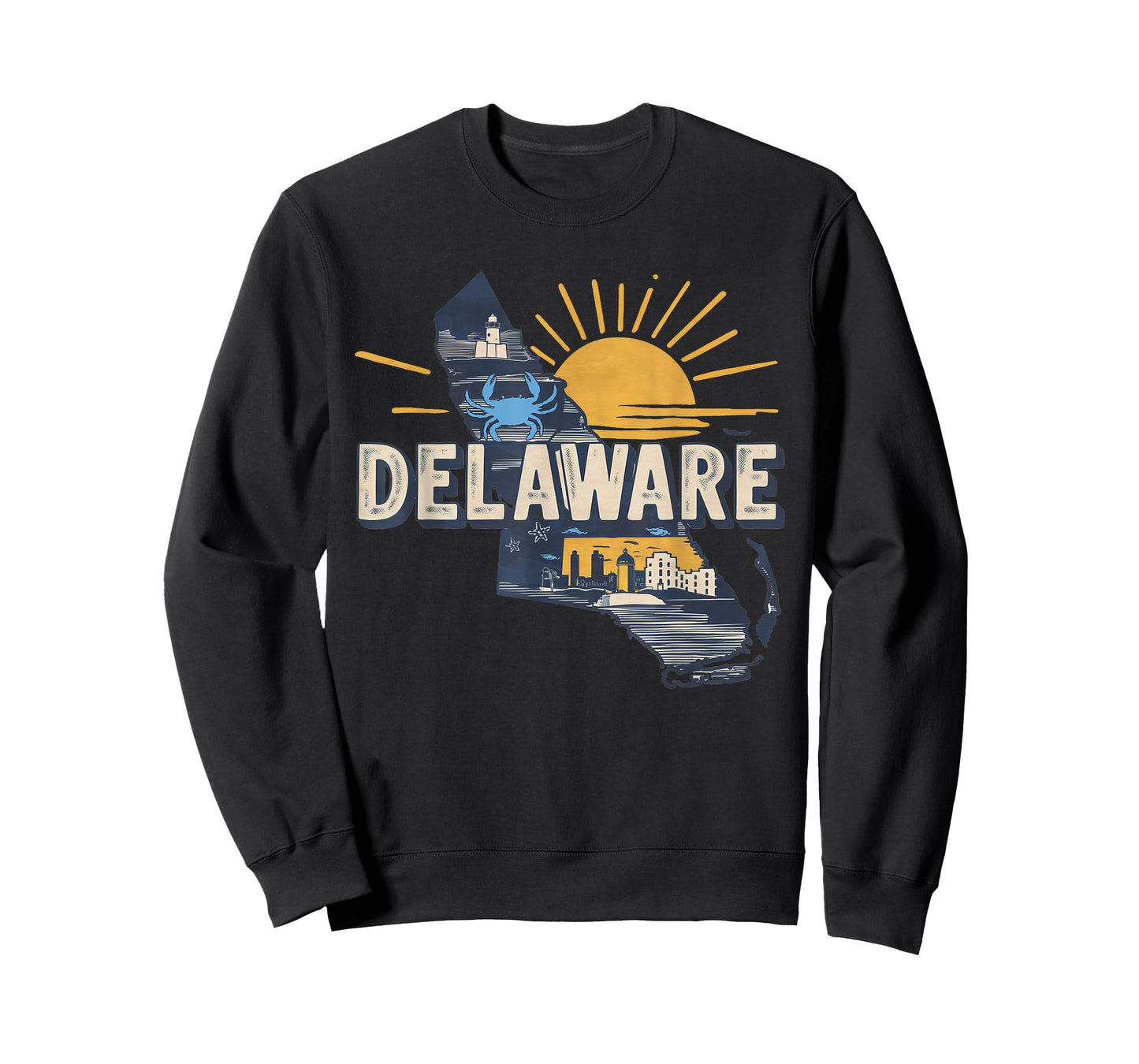 Delaware State of Delaware Retro Delaware T-Shirt
