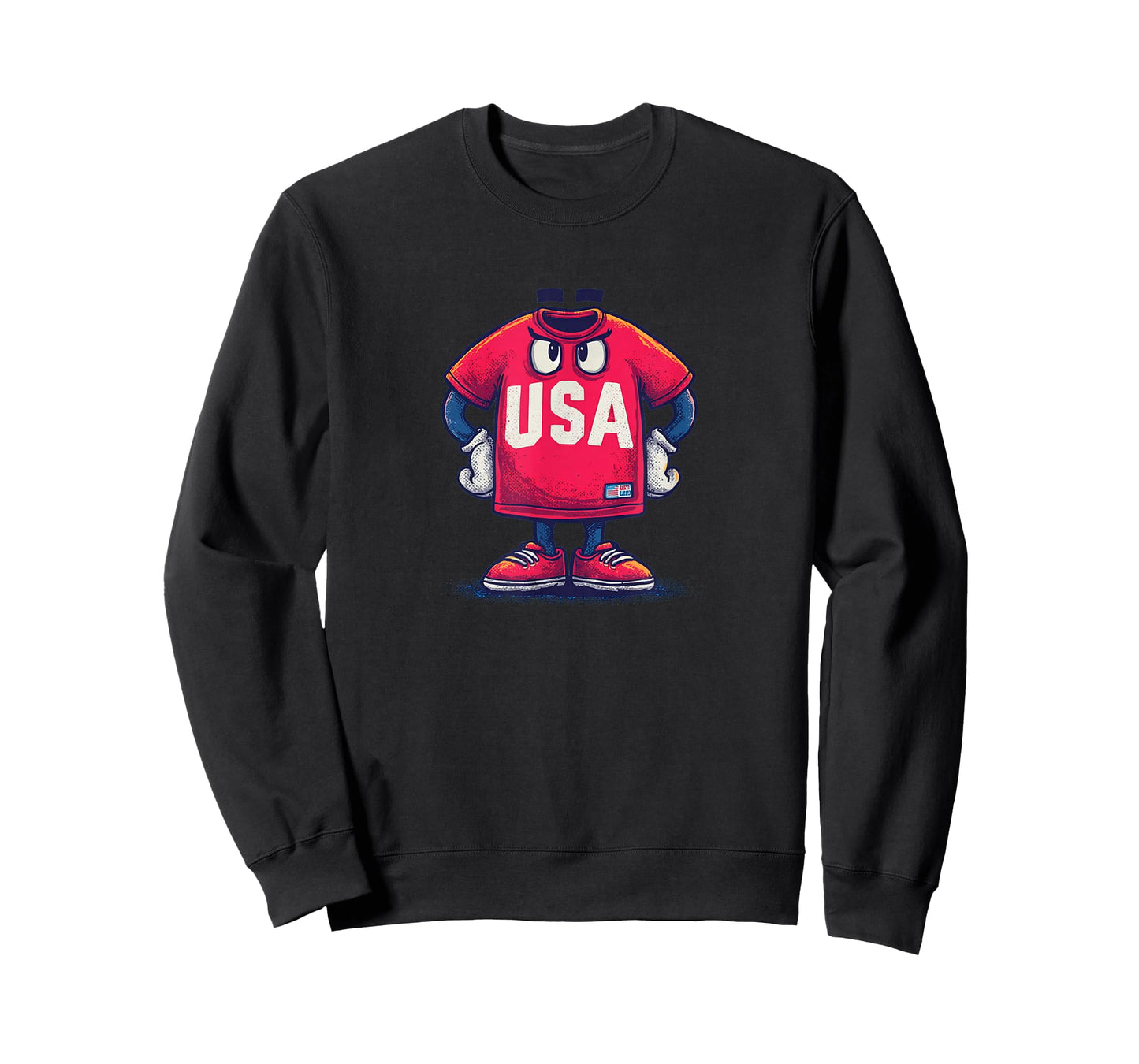 Funny Simple Red USA Apparel T-Shirt