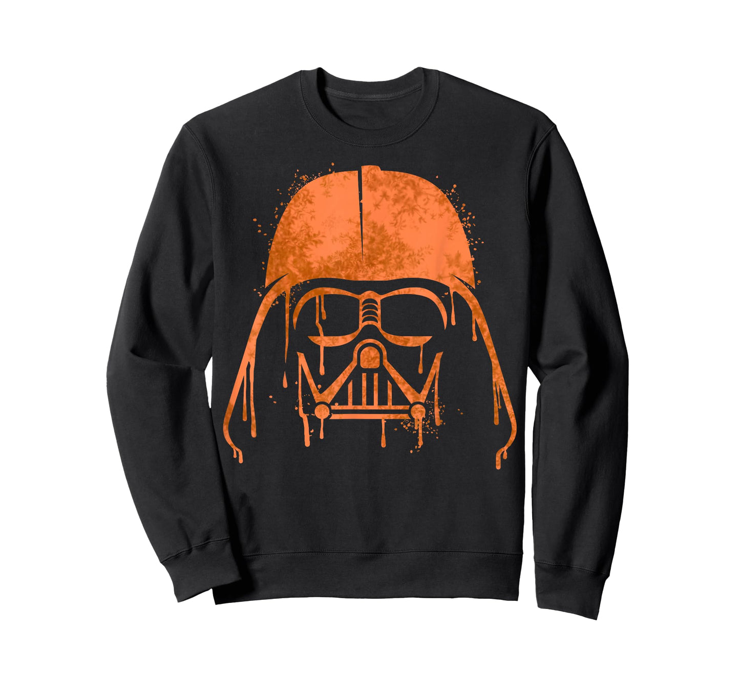 Star Wars Darth Vader Orange Helmet Drip Halloween T-Shirt