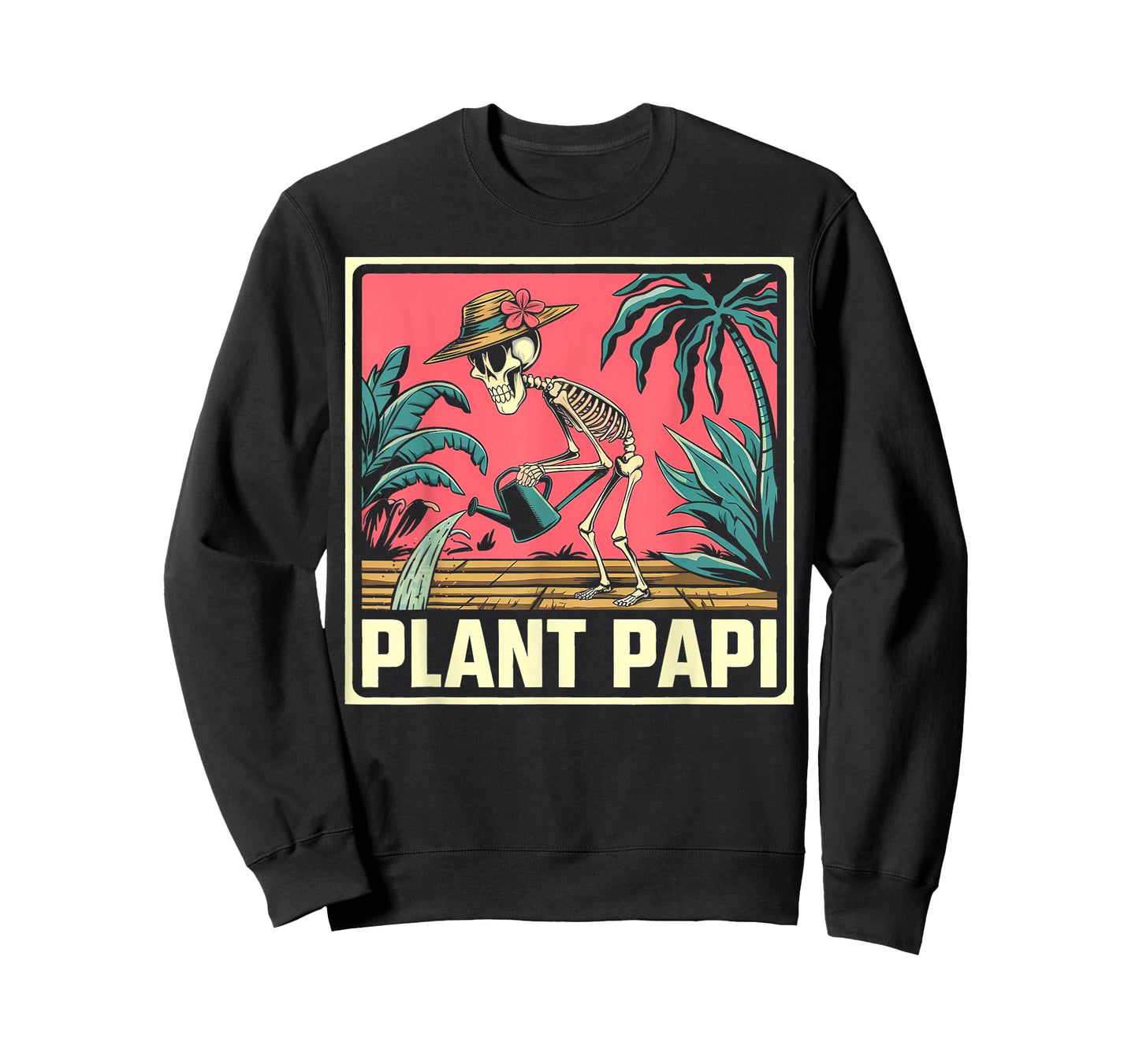 Halloween Plant Papi Daddy Gardener Funny Men Women T-Shirt