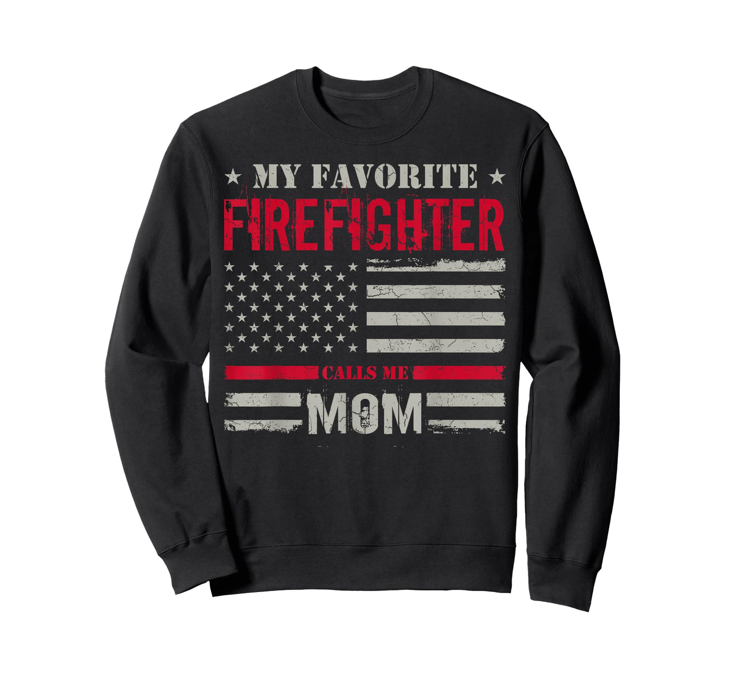 Firefighter Calls Me Mom Fire Truck Firemen Fire Rescuer T-Shirt