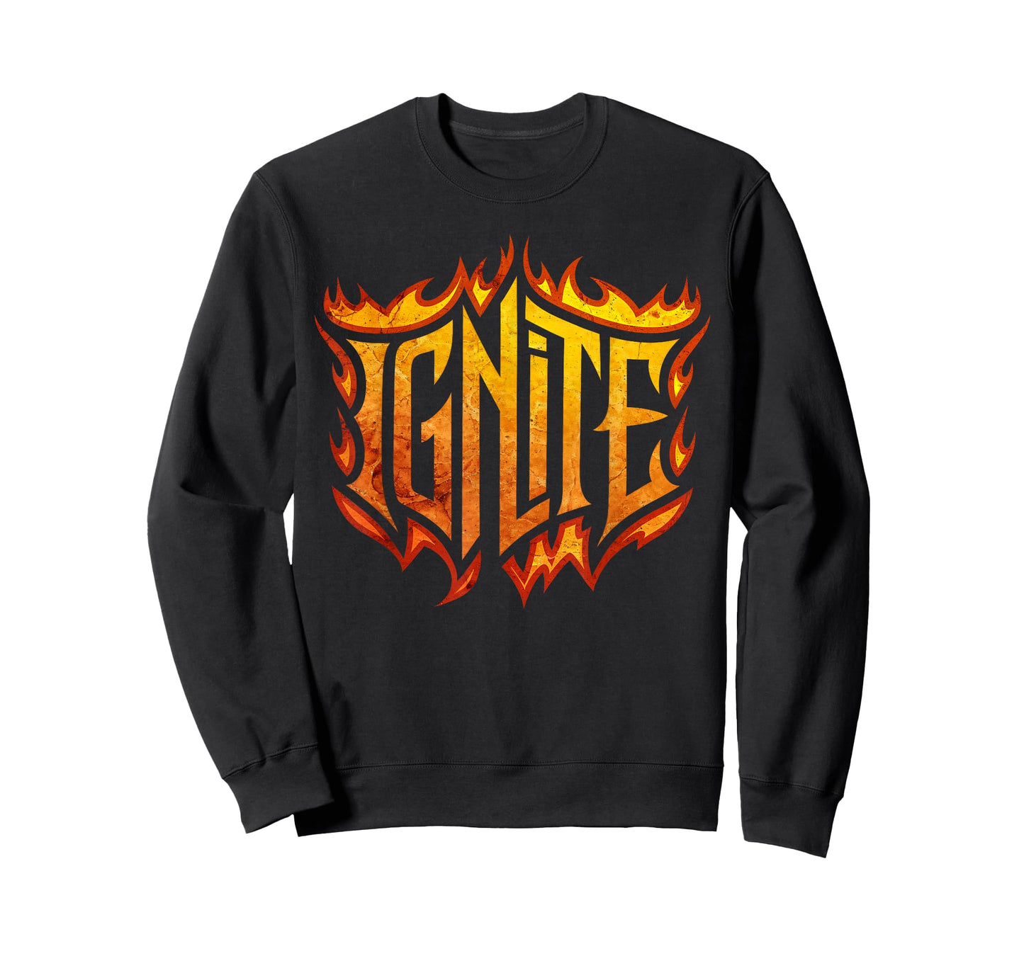 Ignite Motivational Flames Fireman Firefighter Men Women T-Shirt